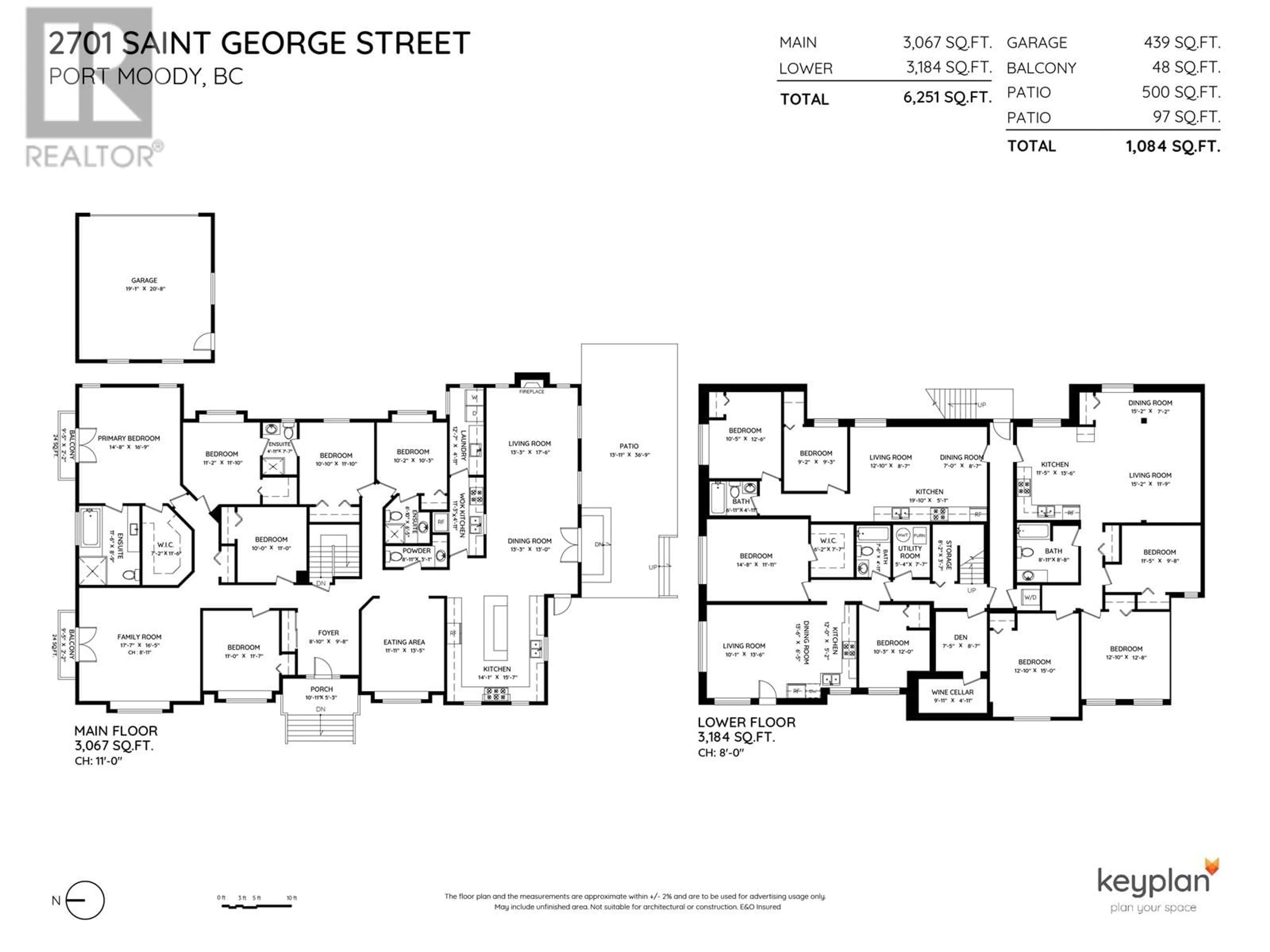 Floor plan for 2701 ST GEORGE STREET, Port Moody British Columbia V3H2H1