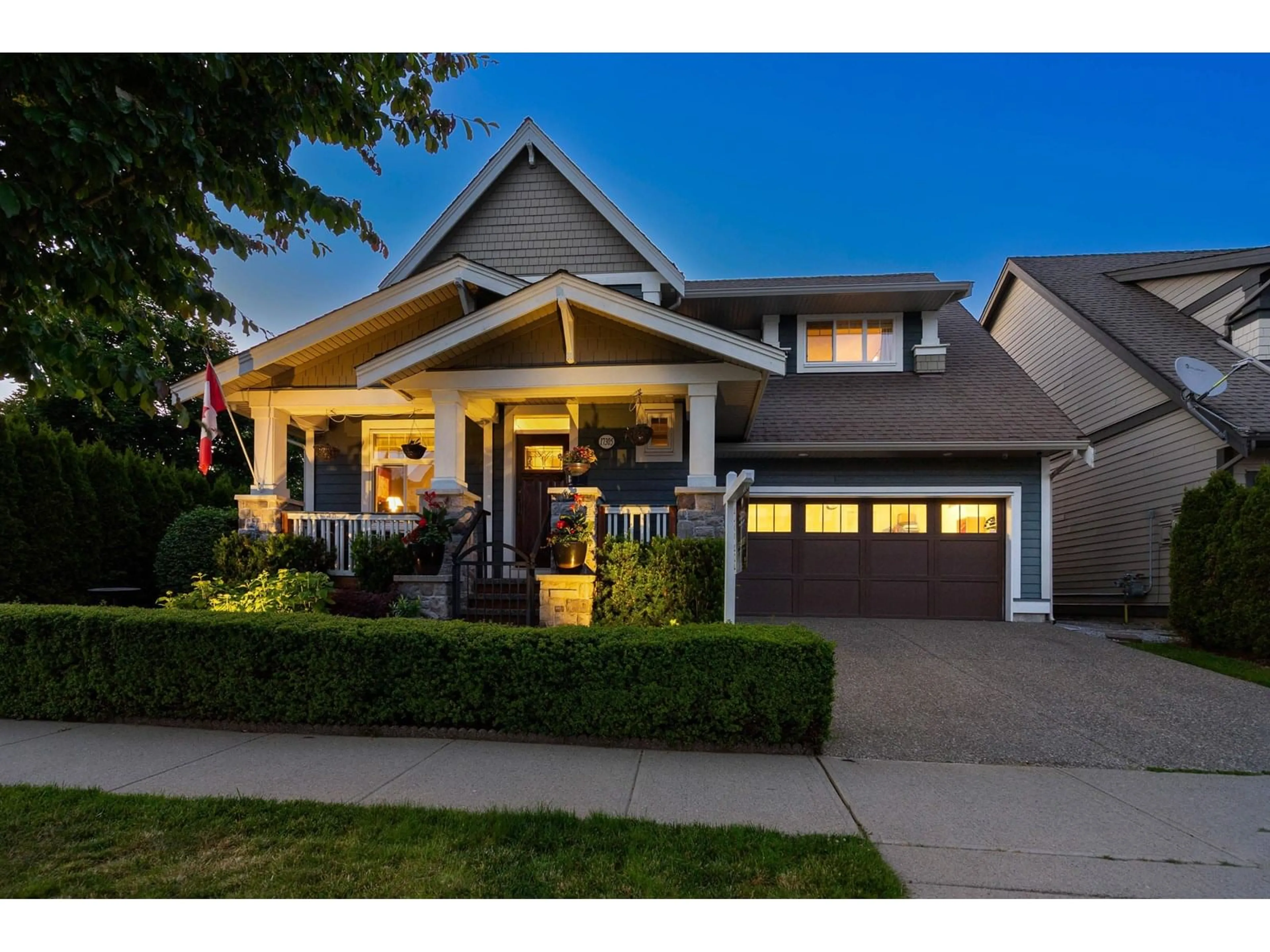 Home with brick exterior material, street for 17305 0B, Surrey British Columbia V3Z8L2