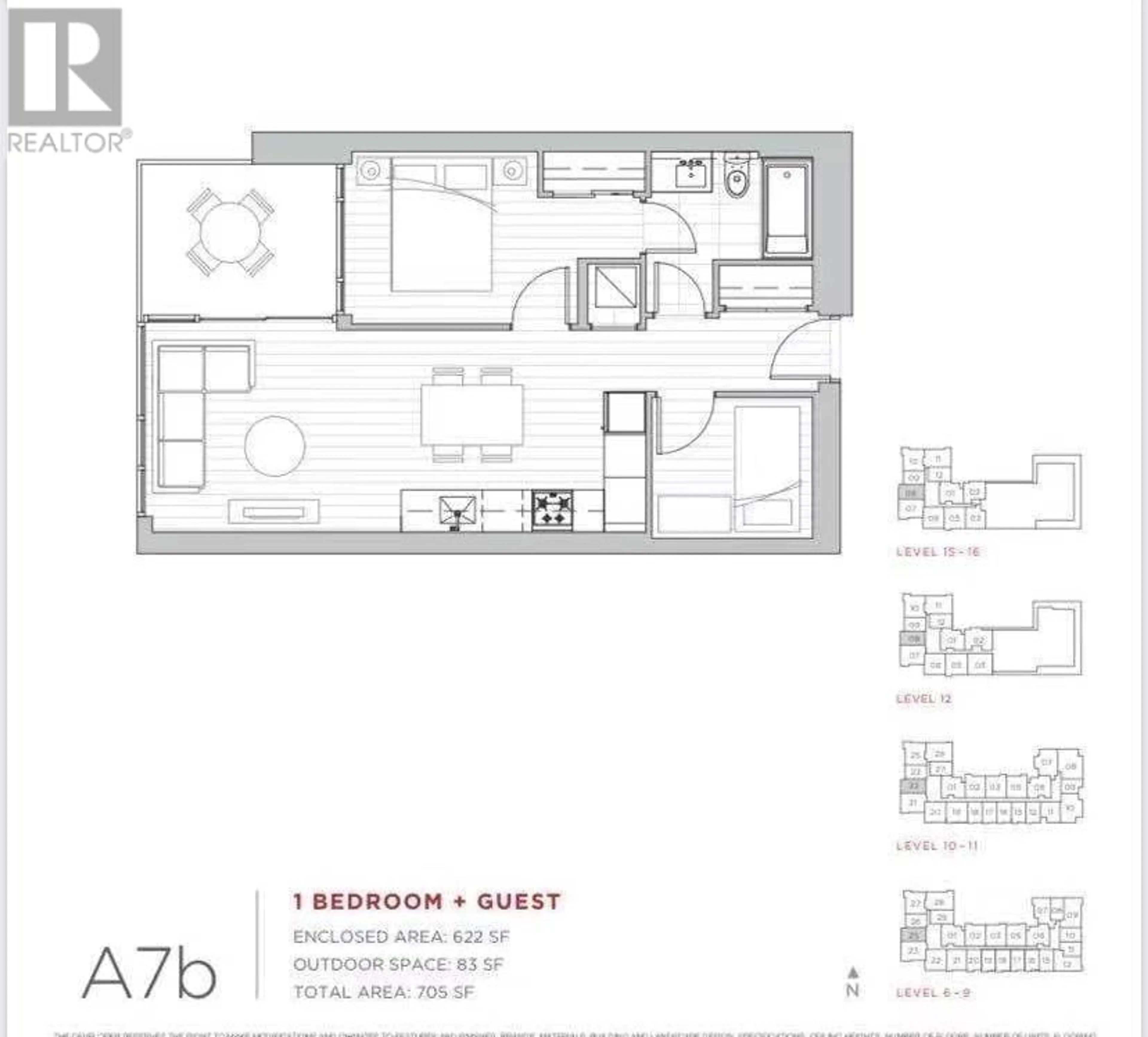 Floor plan for 1022 - 3300 KETCHESON ROAD, Richmond British Columbia V6X0S5
