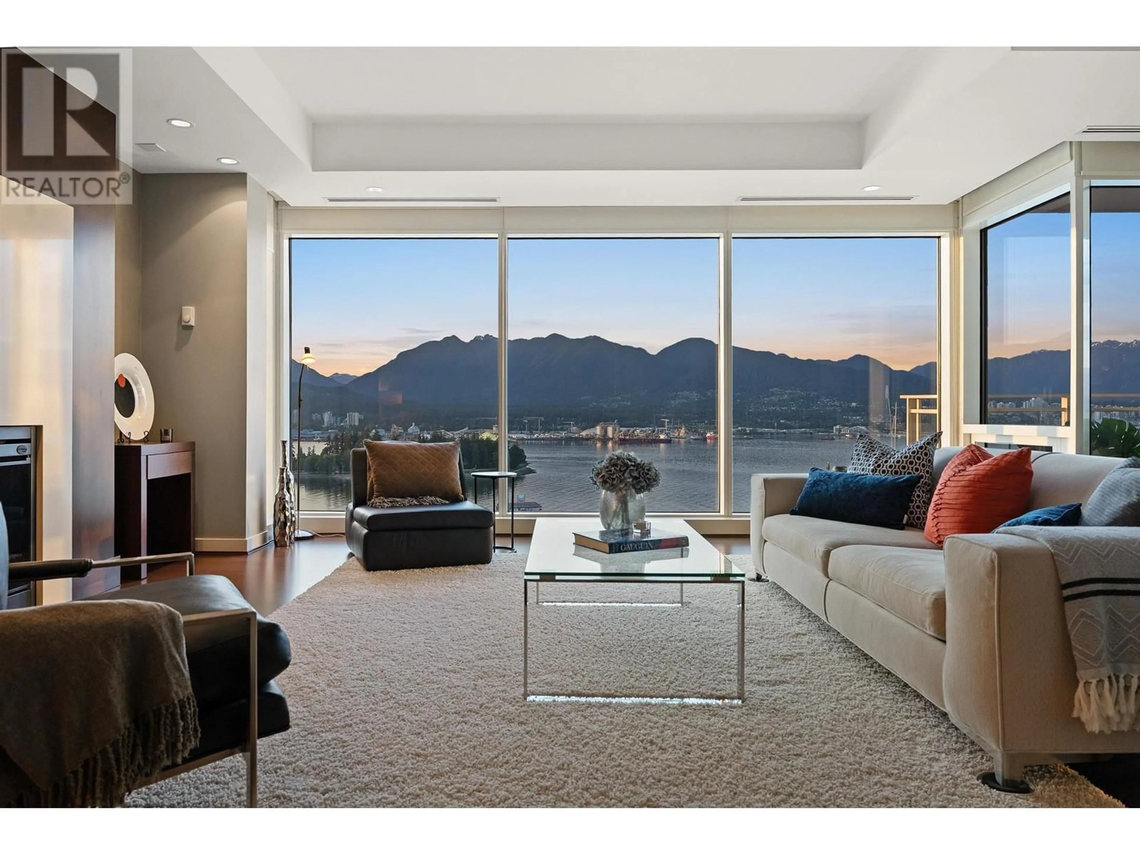 Living room with furniture, unknown for 2202 - 1139 CORDOVA STREET, Vancouver British Columbia V6C0A2