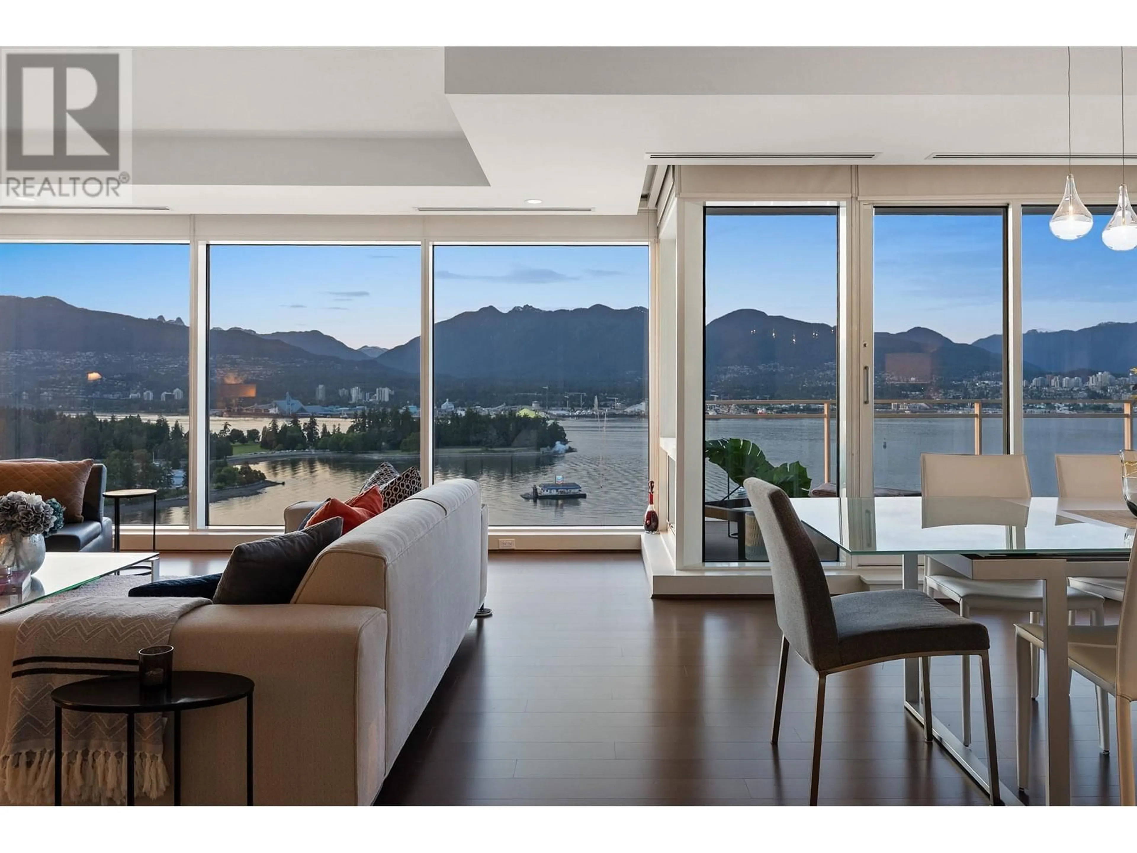 Living room with furniture, unknown for 2202 - 1139 CORDOVA STREET, Vancouver British Columbia V6C0A2