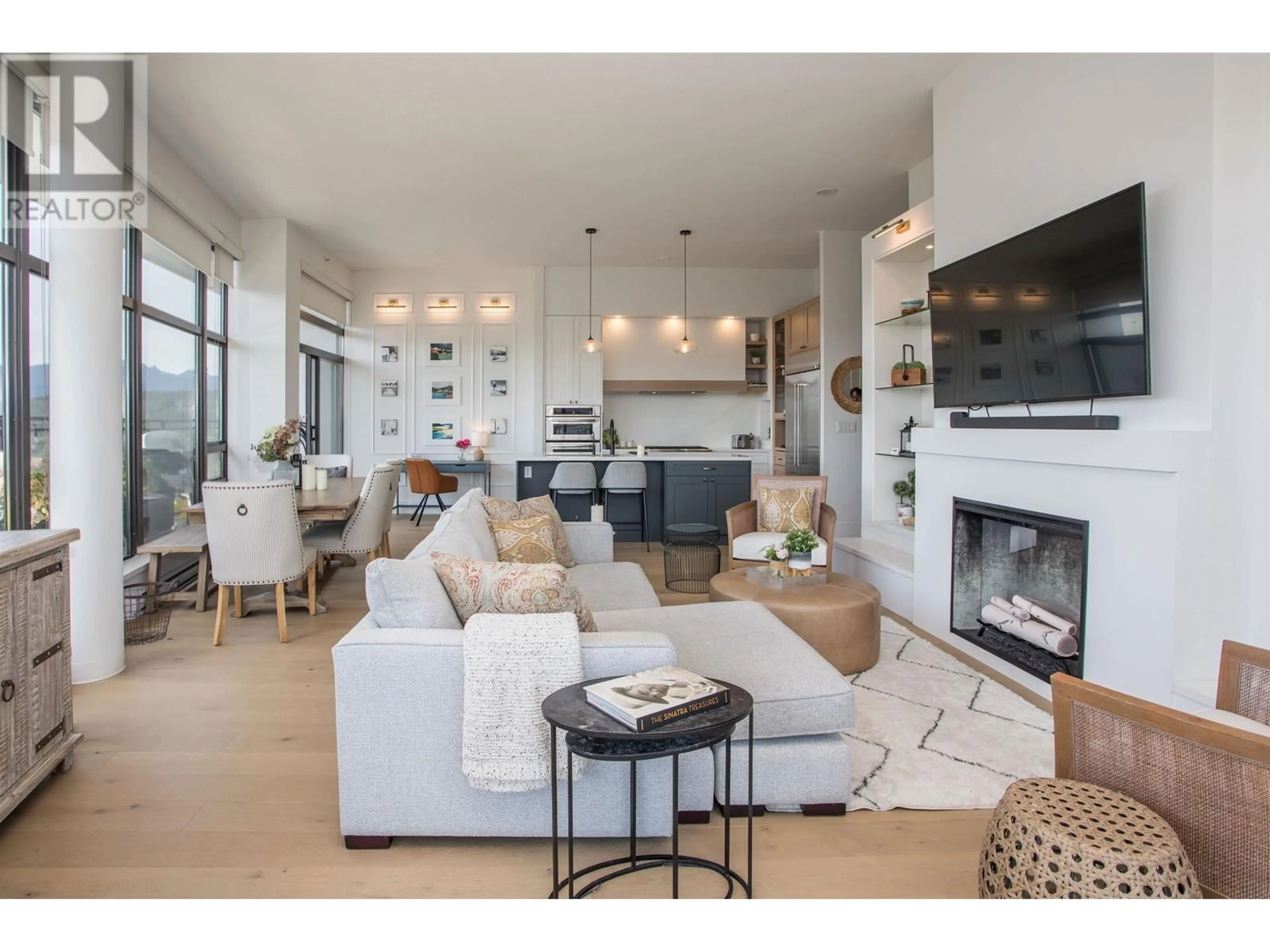 Living room with furniture, unknown for PH2702 - 400 CAPILANO ROAD, Port Moody British Columbia V3H0E1