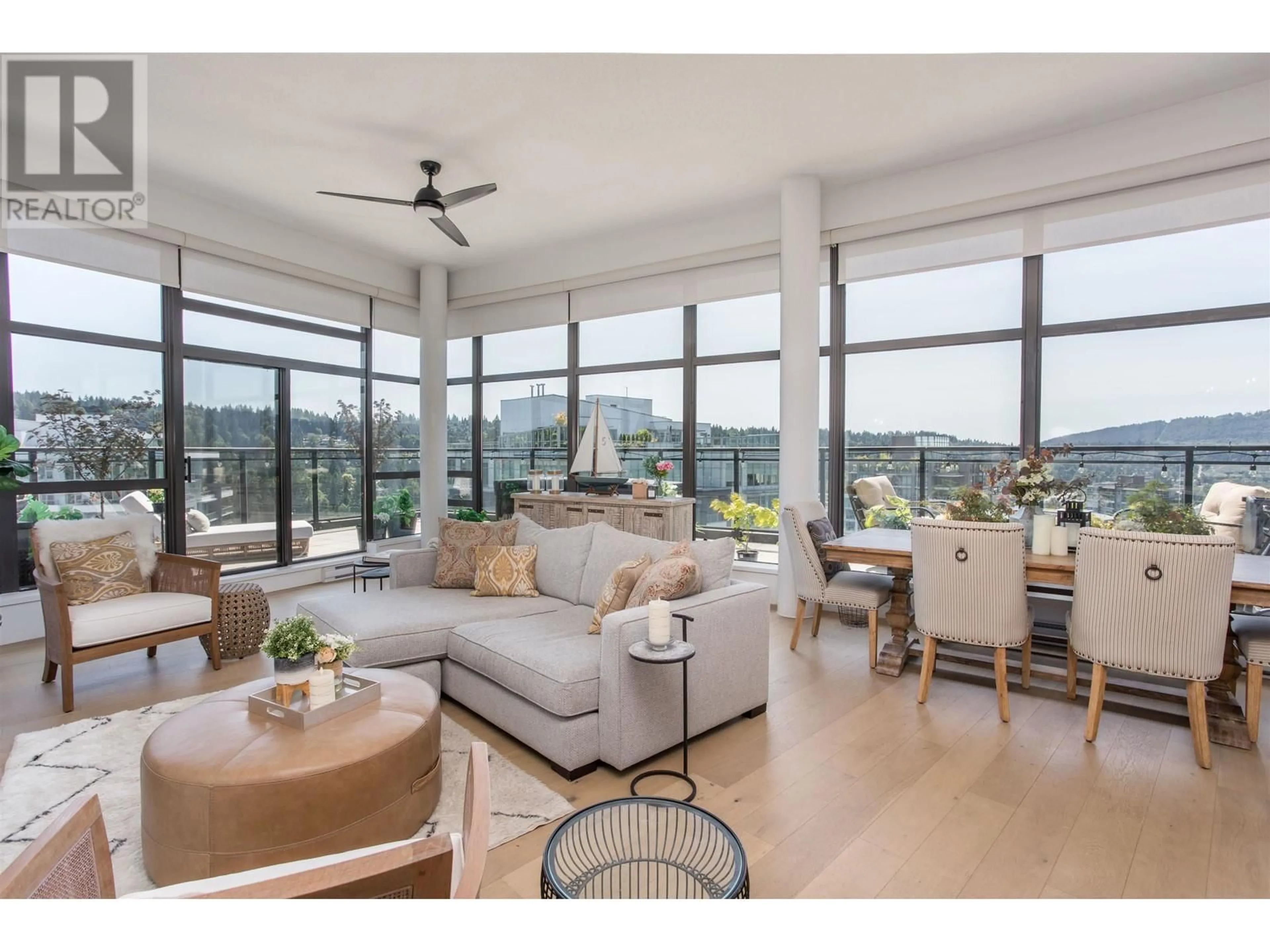 Living room with furniture, unknown for PH2702 - 400 CAPILANO ROAD, Port Moody British Columbia V3H0E1