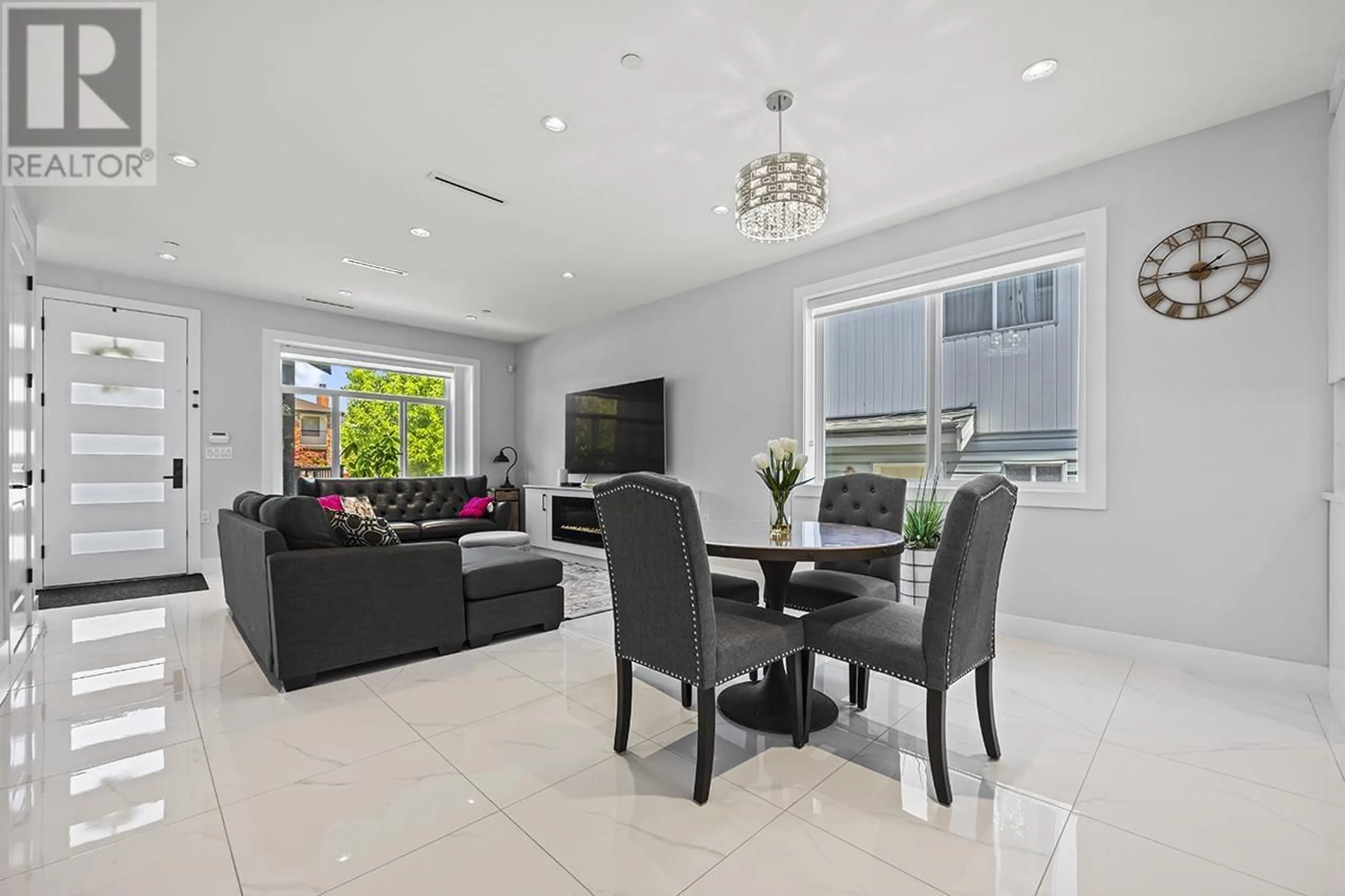 Living room with furniture, ceramic/tile floor for 3622 47TH AVENUE, Vancouver British Columbia V5S1E4