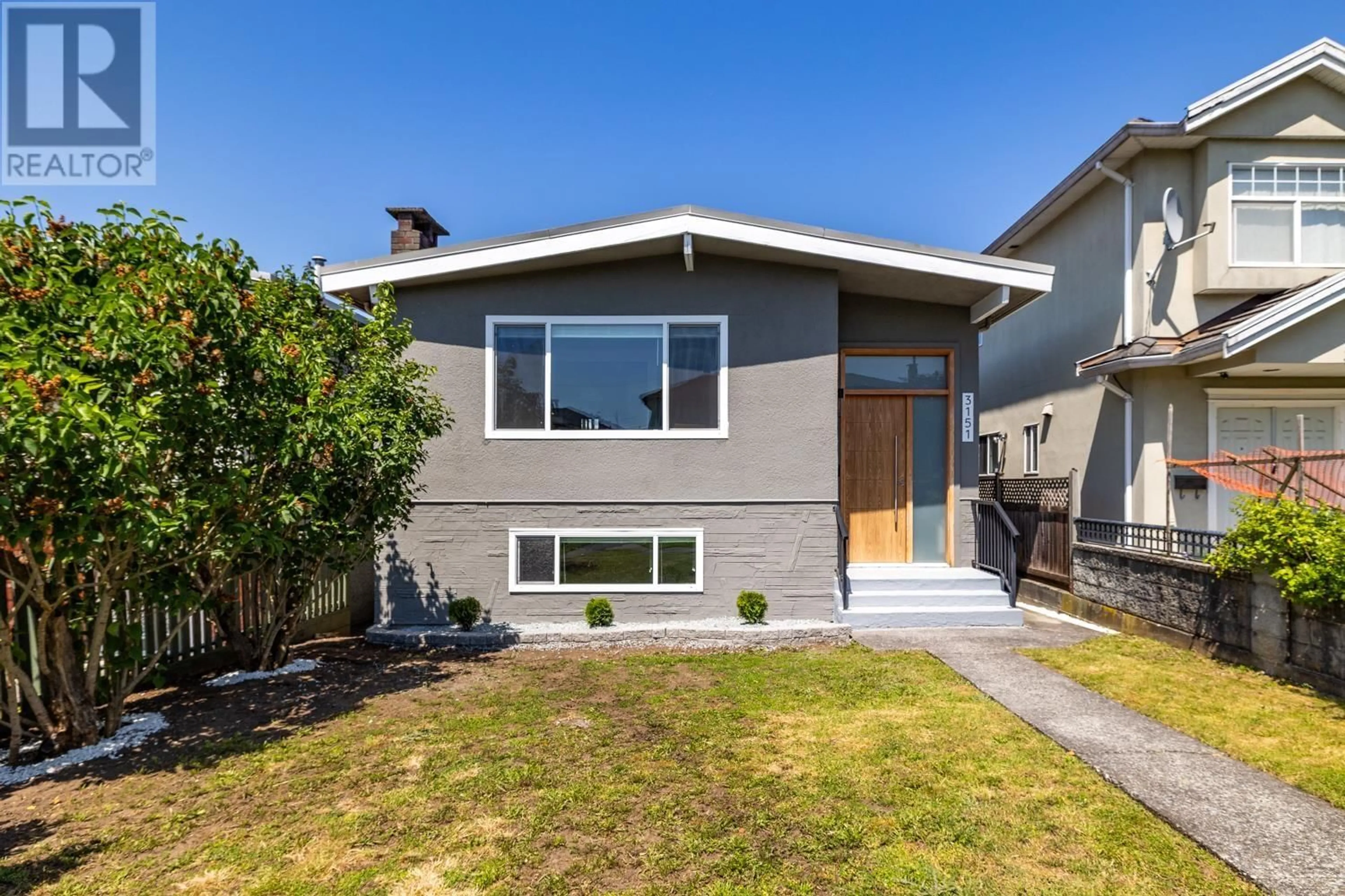 Home with vinyl exterior material, street for 3151 23RD AVENUE, Vancouver British Columbia V5R1B4
