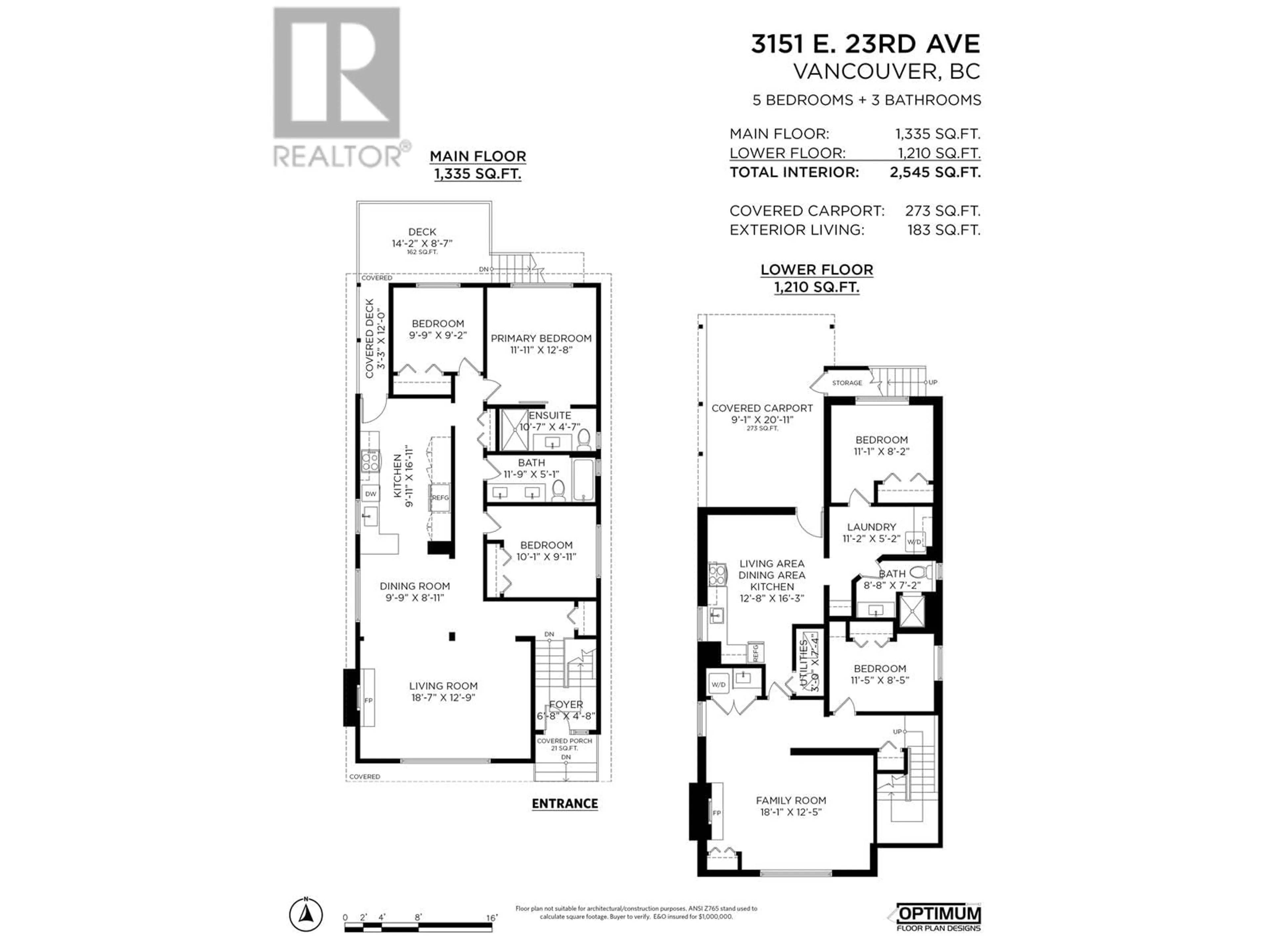 Floor plan for 3151 23RD AVENUE, Vancouver British Columbia V5R1B4