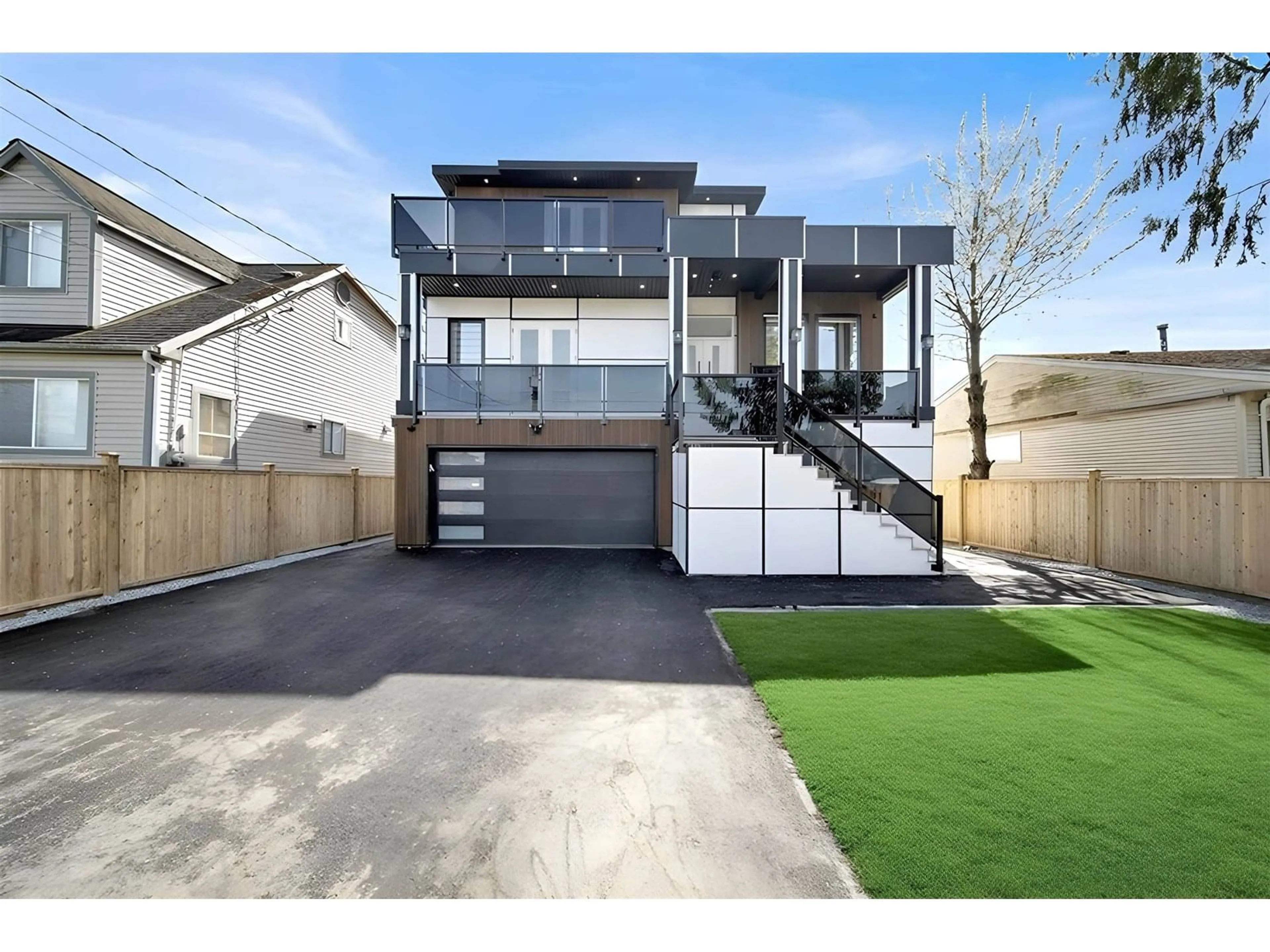 A pic from outside/outdoor area/front of a property/back of a property/a pic from drone, street for 12760 114A, Surrey British Columbia V3V3P4
