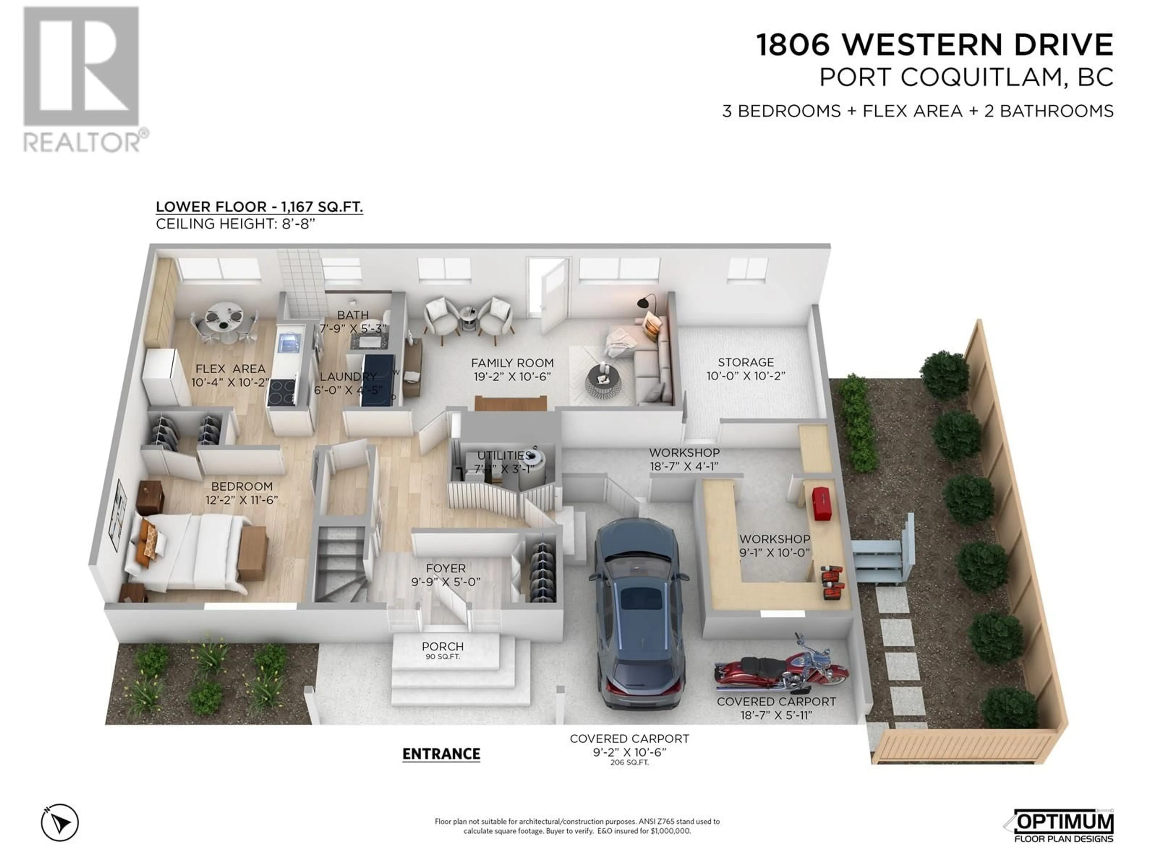 Floor plan for 1806 WESTERN DRIVE, Port Coquitlam British Columbia V3C2X7