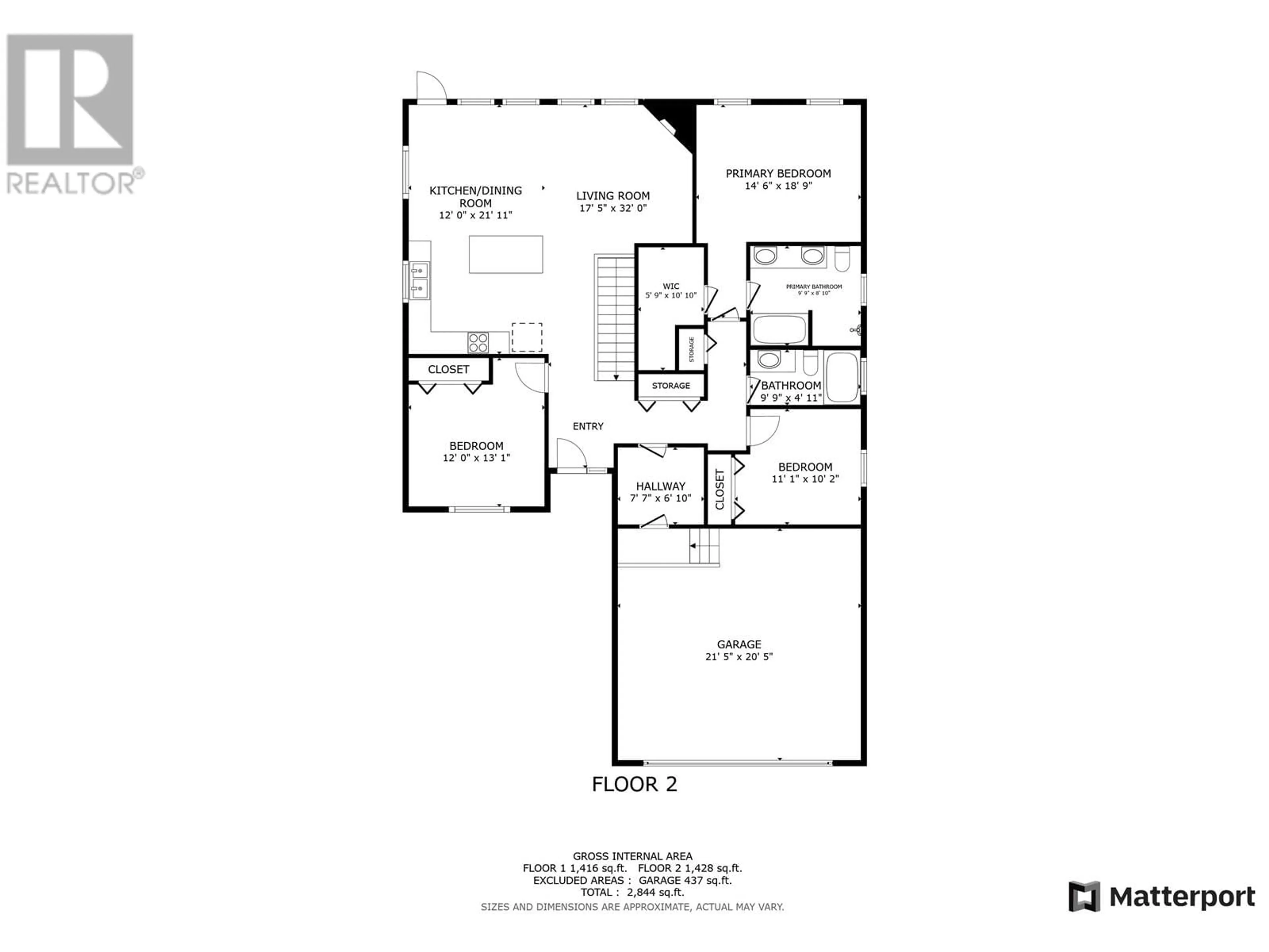 Floor plan for 11731 103A STREET, Fort St. John British Columbia V1J0L4