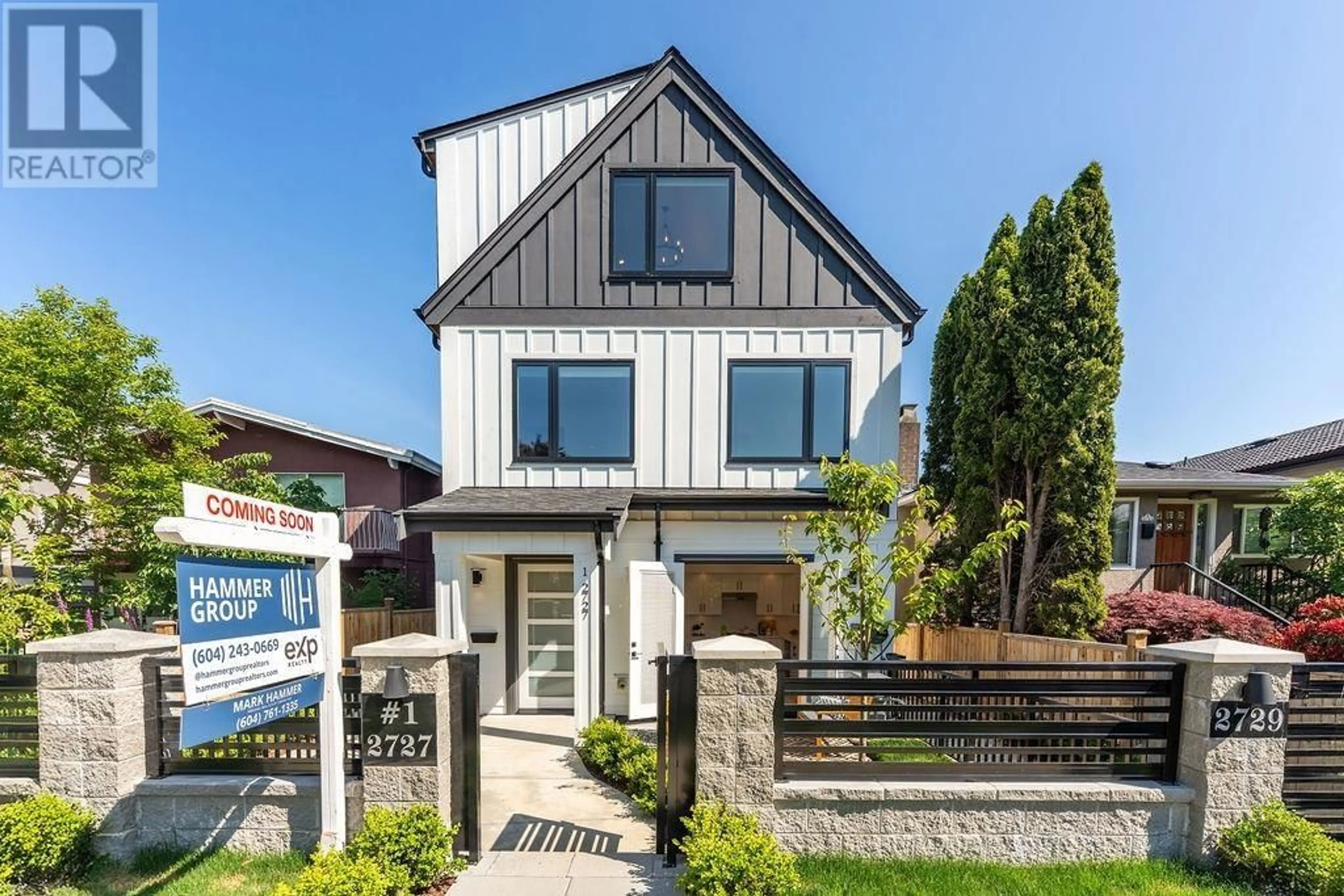 Home with brick exterior material, street for 1 - 2727 PARKER STREET, Vancouver British Columbia V5K2T6