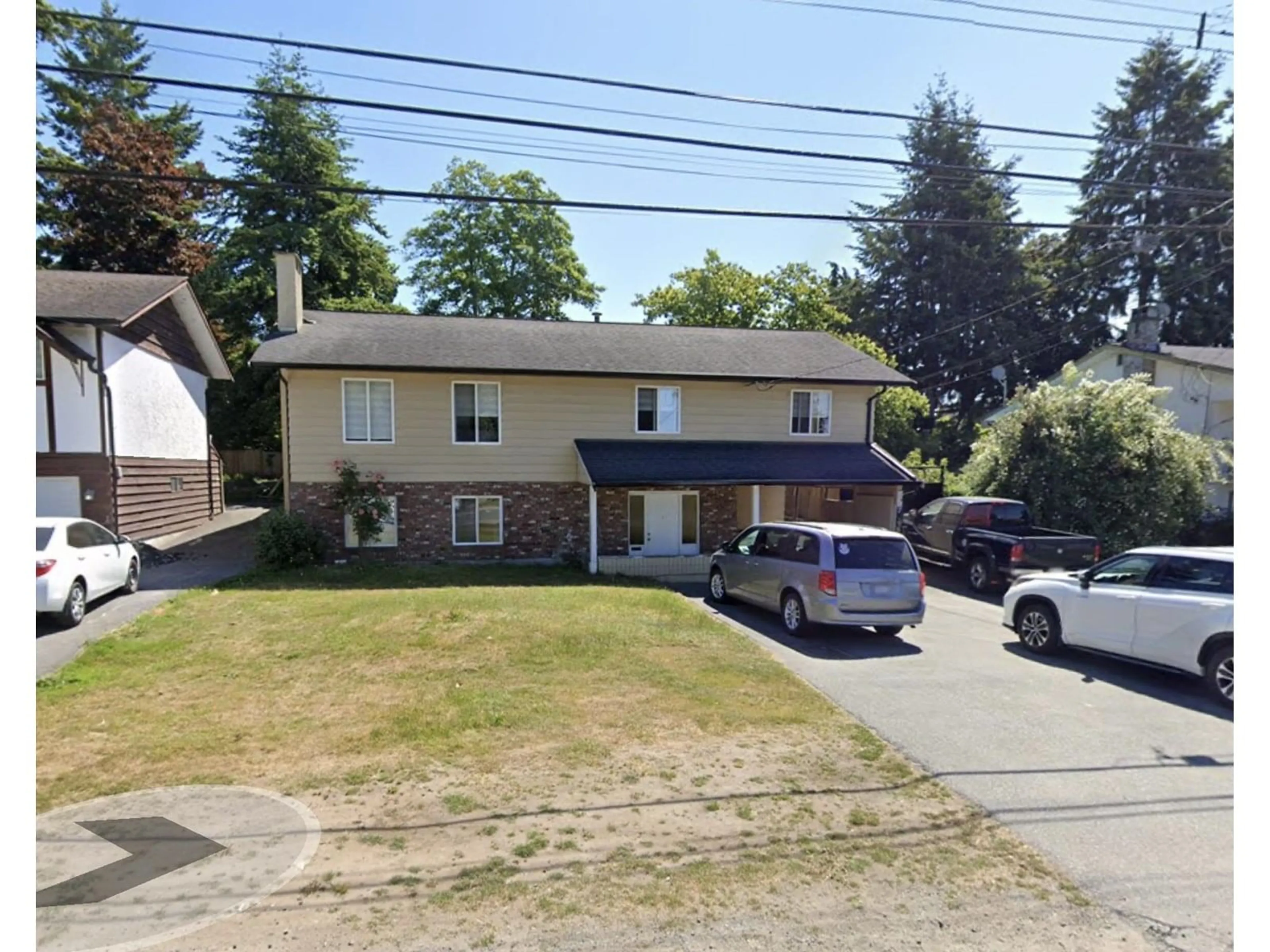 A pic from outside/outdoor area/front of a property/back of a property/a pic from drone, street for 7498 118, Delta British Columbia V4C6G4