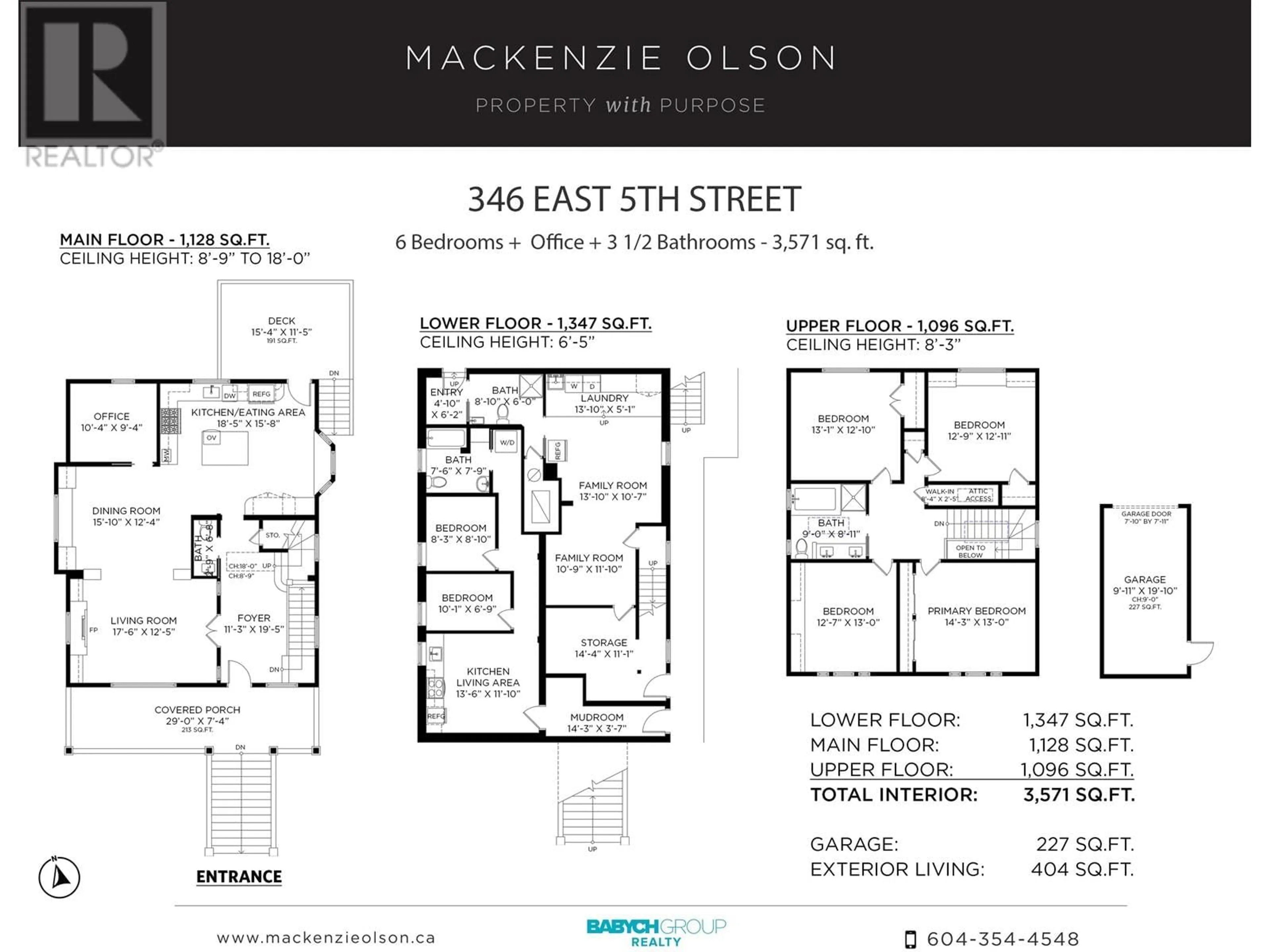Floor plan for 346 5TH STREET, North Vancouver British Columbia V7L1L9