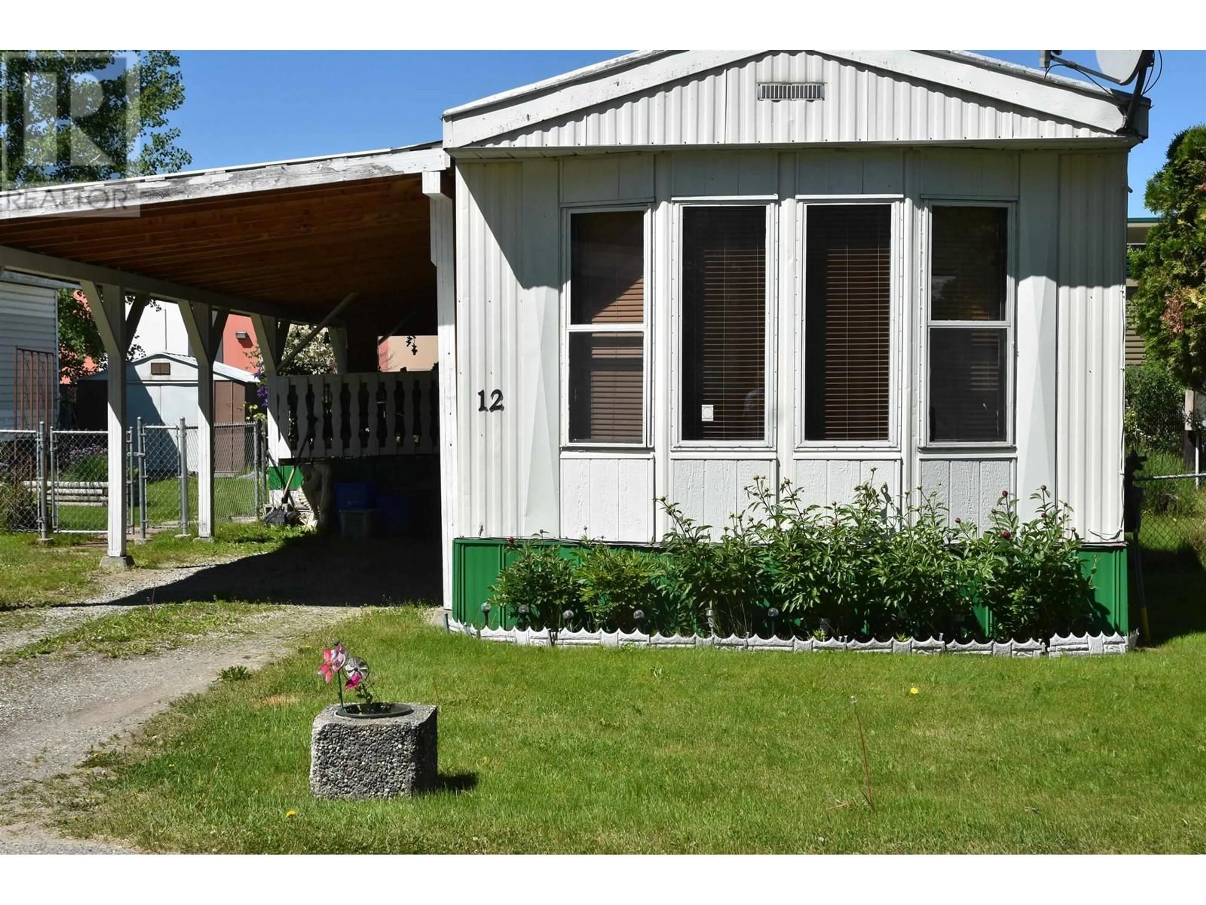 Home with vinyl exterior material, street for 12 - 2377 LARCH AVENUE, Quesnel British Columbia V2J4R9