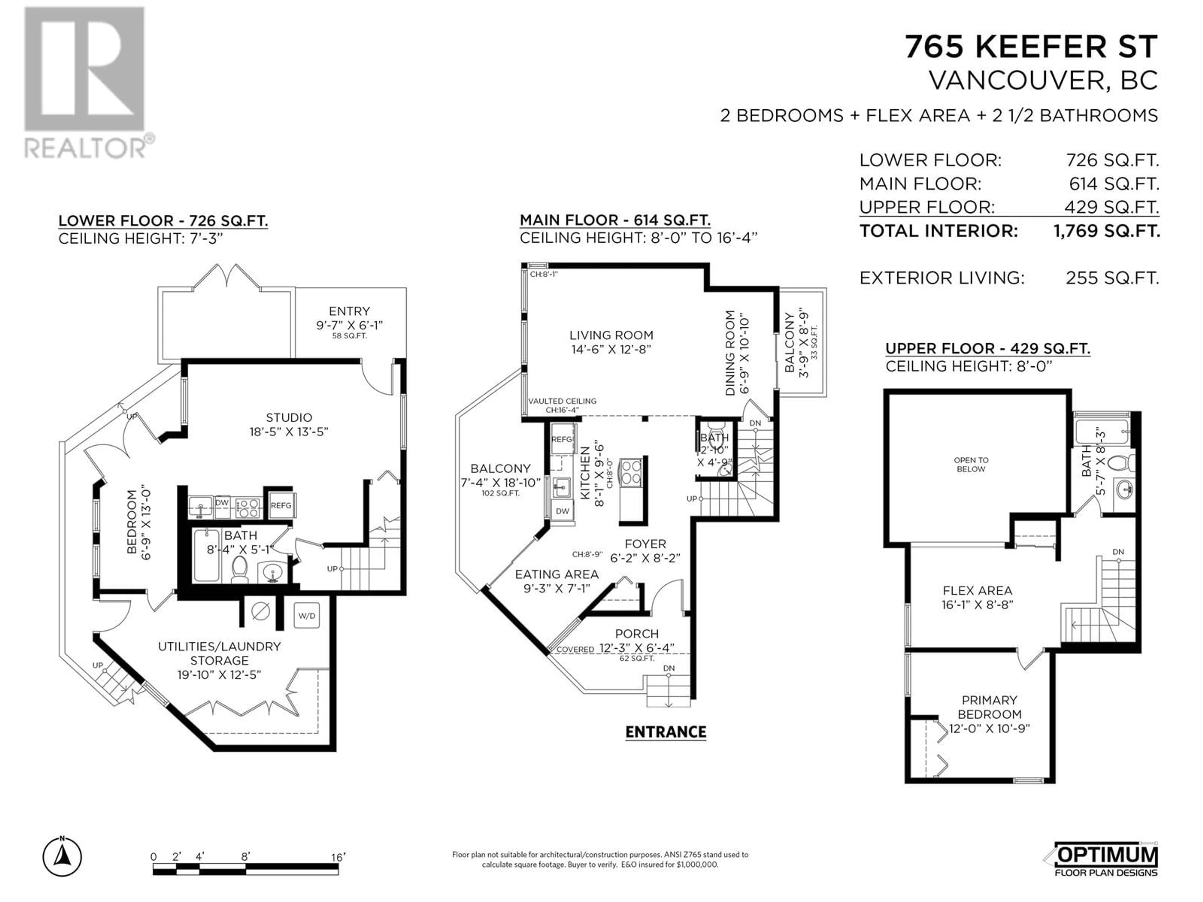 Floor plan for 765 KEEFER STREET, Vancouver British Columbia V6A1Y6