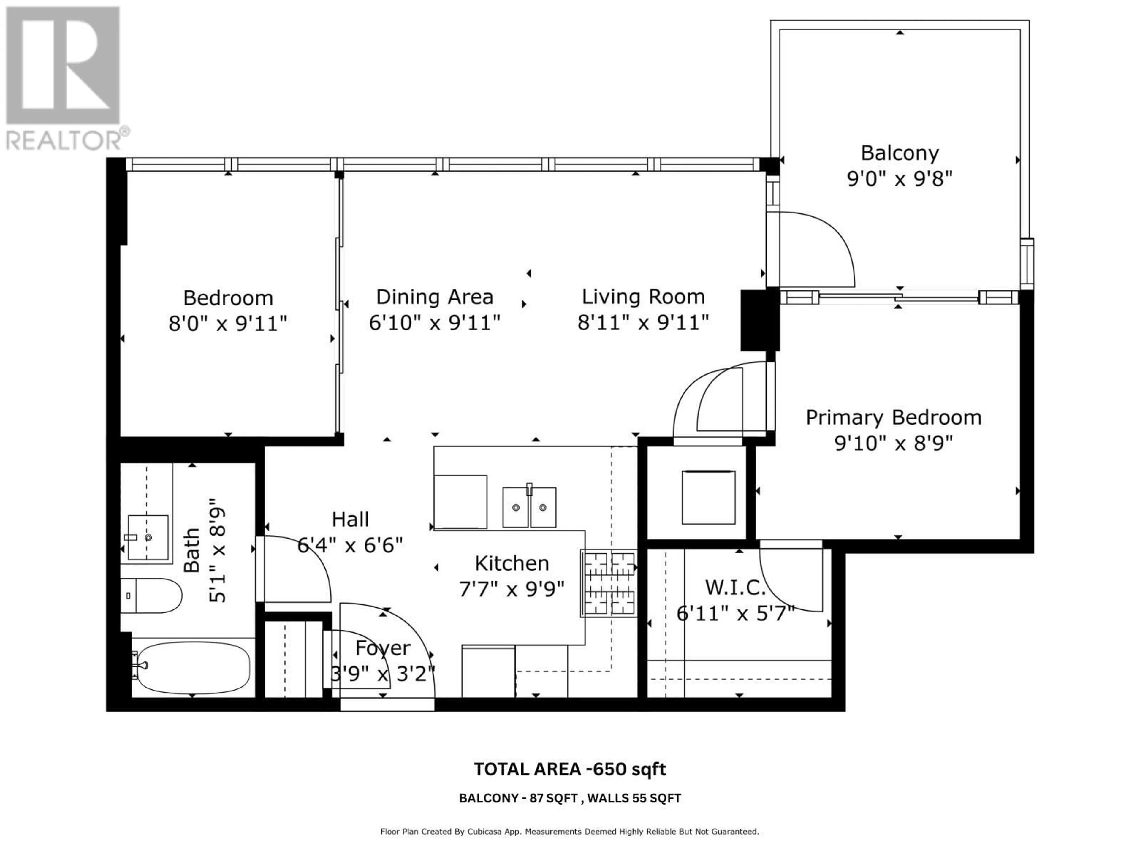 Floor plan for 2902 - 618 CARNARVON STREET, New Westminster British Columbia V3M0N9