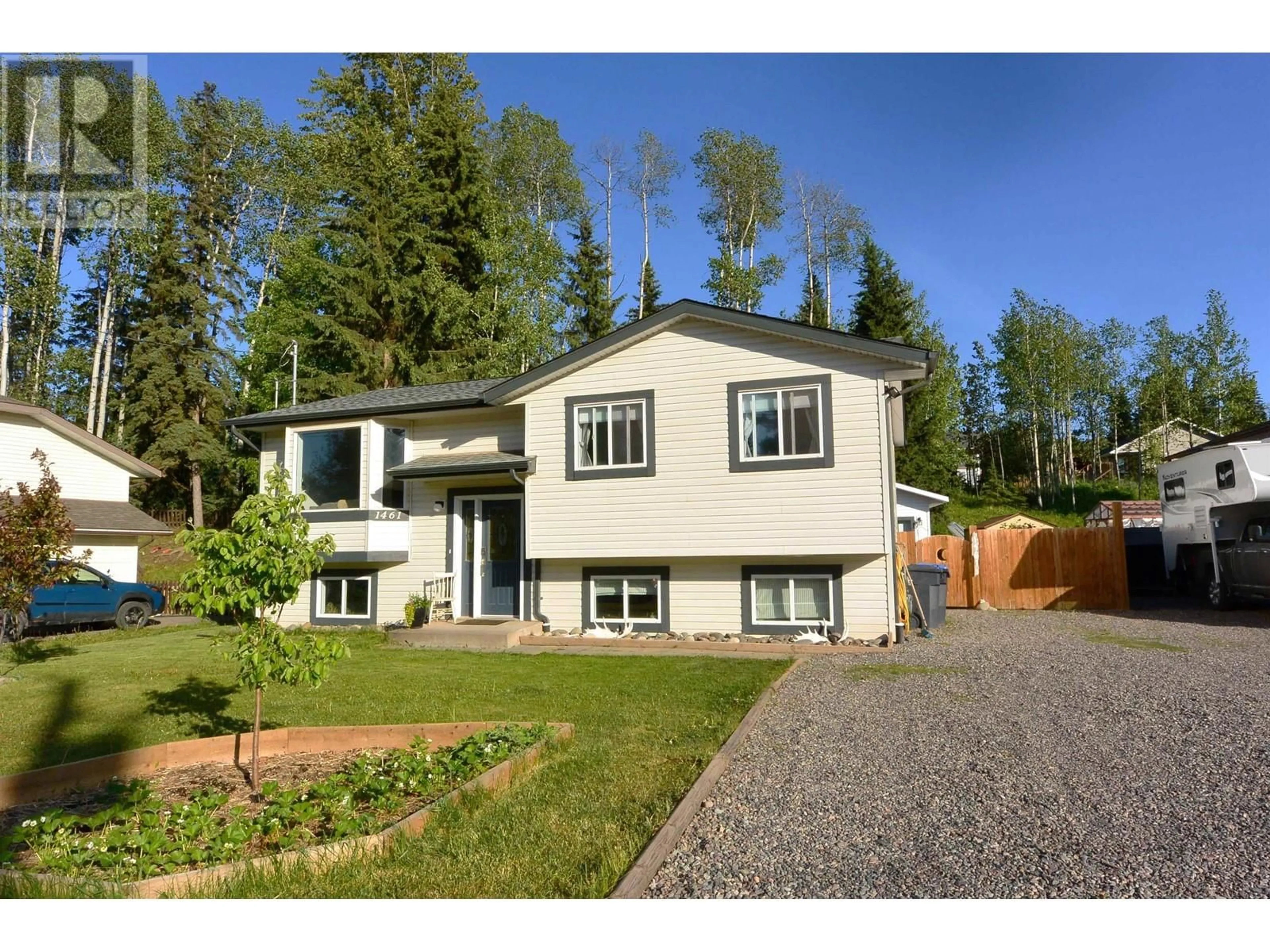 Home with vinyl exterior material, street for 1461 WILLOW STREET, Telkwa British Columbia V0J2X0