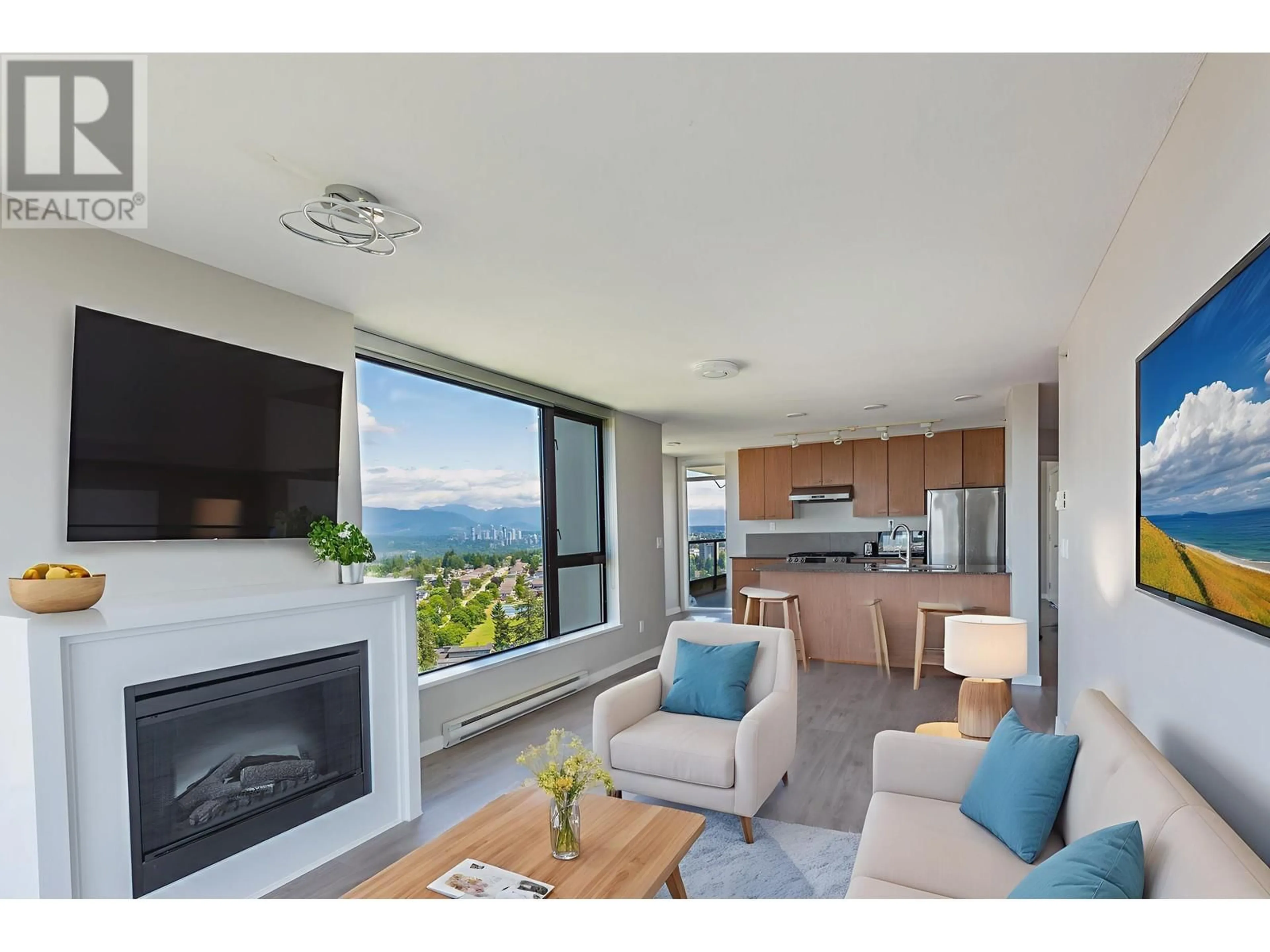 Living room with furniture, unknown for 2502 - 7063 HALL AVENUE, Burnaby British Columbia V5E0A5