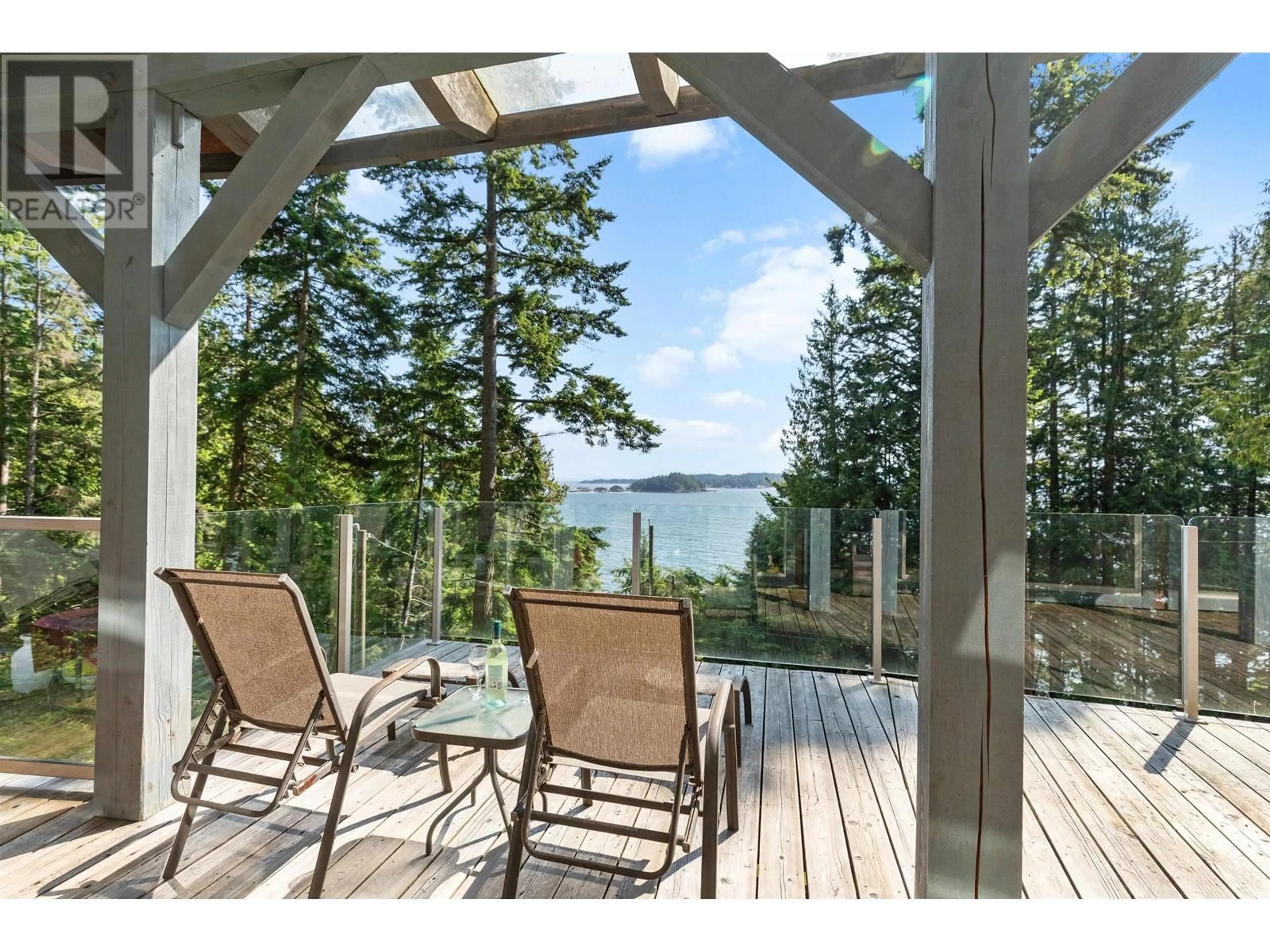 Patio, water/lake/river/ocean view for 304 ESPLANADE ROAD, Keats Island British Columbia V0N1V0