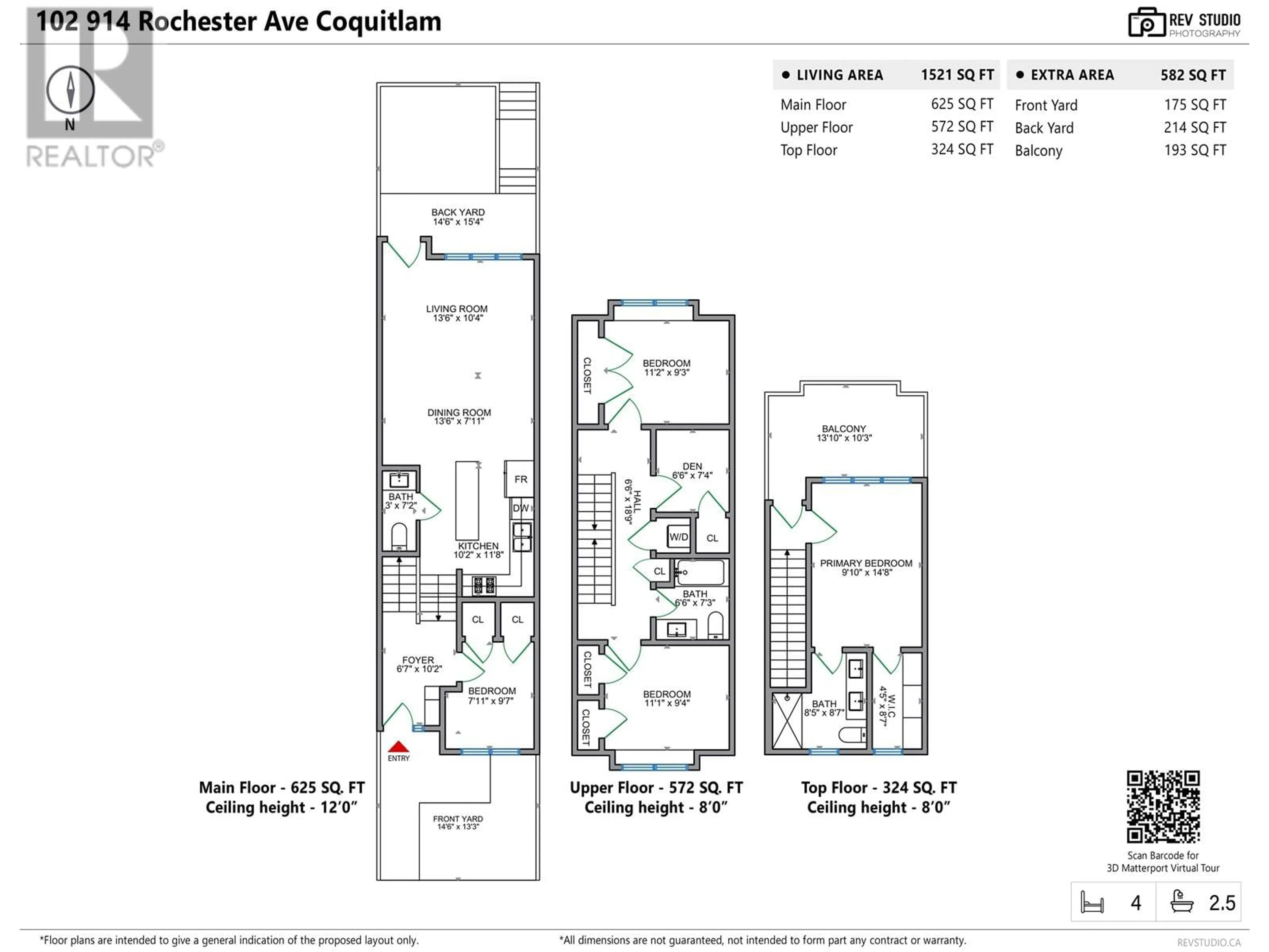 Floor plan for 102 - 914 ROCHESTER AVENUE, Coquitlam British Columbia V3K2W6