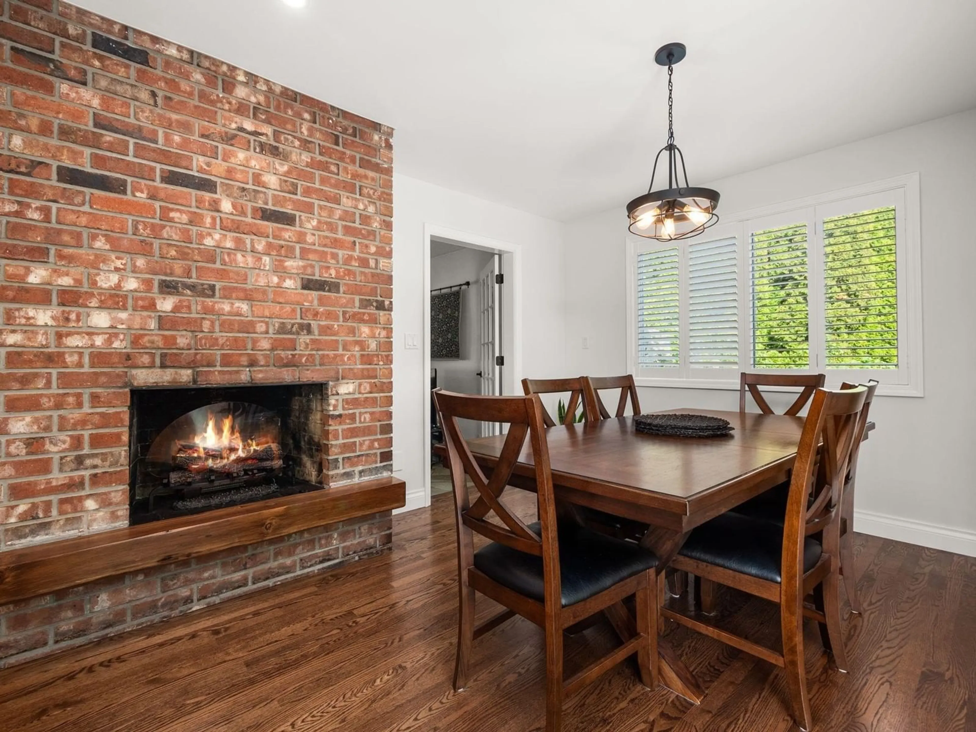 Dining room, wood/laminate floor for 8069 WILTSHIRE, Delta British Columbia V4C6T1