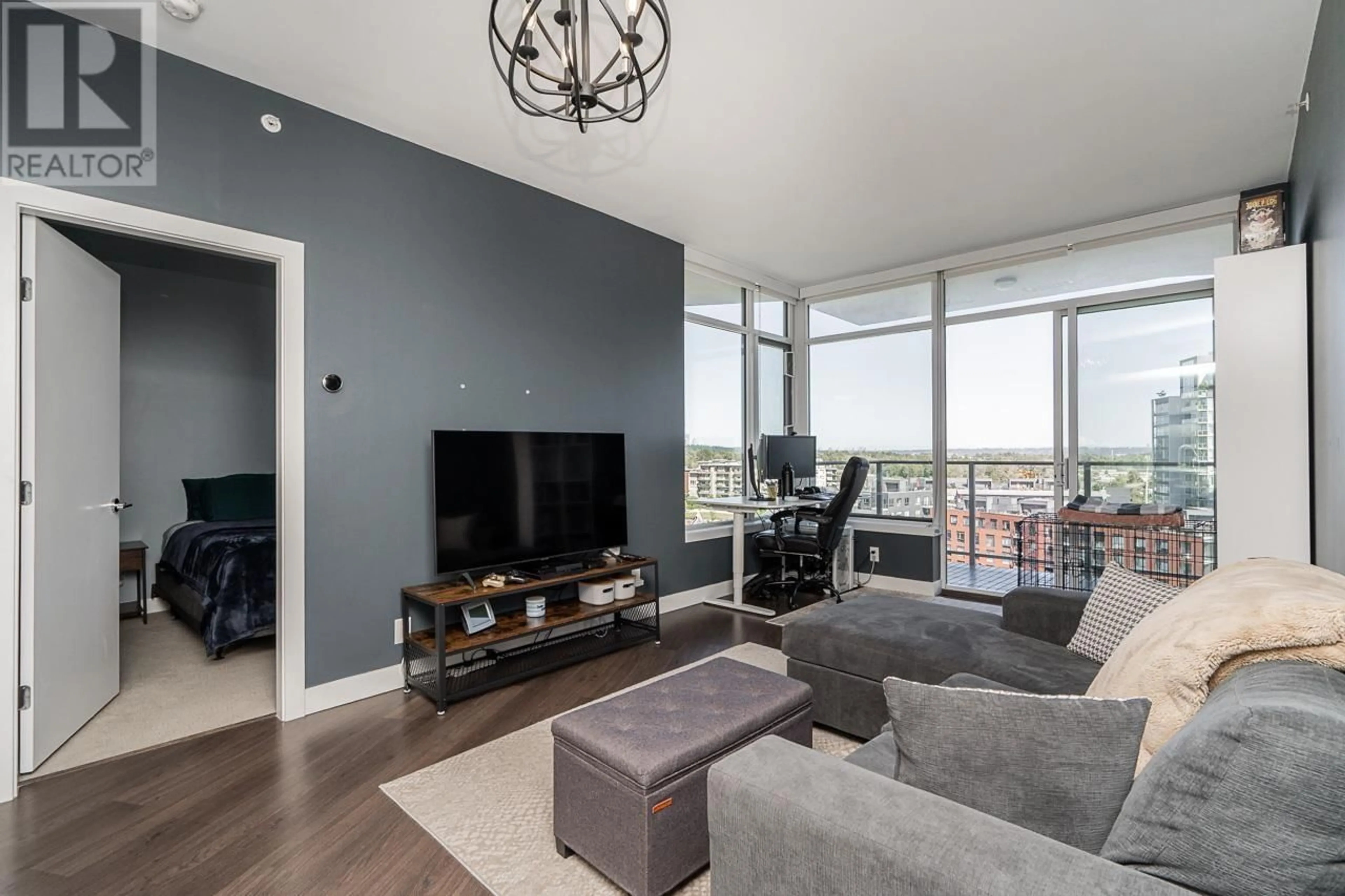 Living room with furniture, unknown for 1011 - 3557 SAWMILL CRESCENT, Vancouver British Columbia V5S0E2