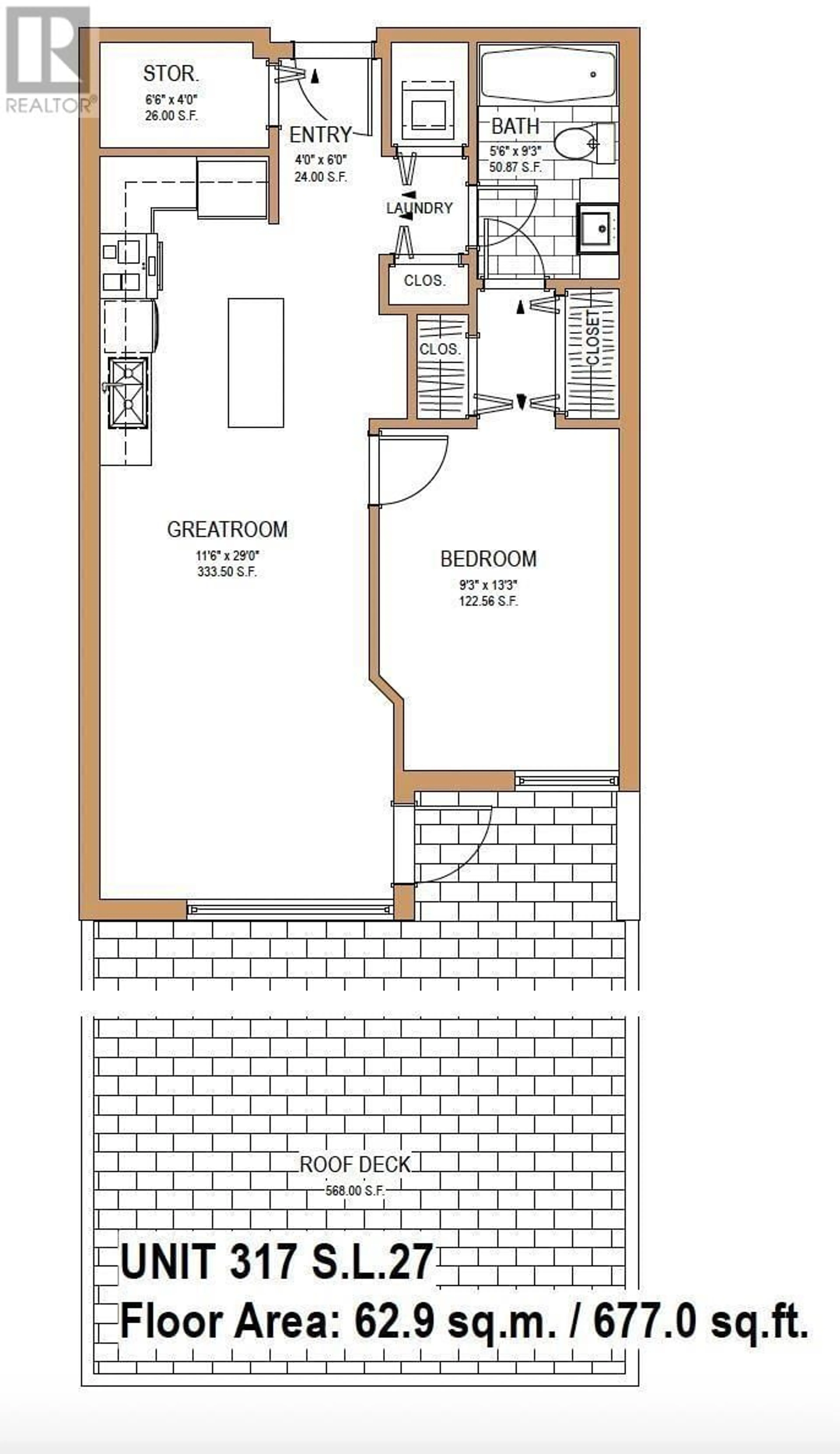 Floor plan for 317 - 10020 DUNOON DRIVE, Richmond British Columbia V7A0A7