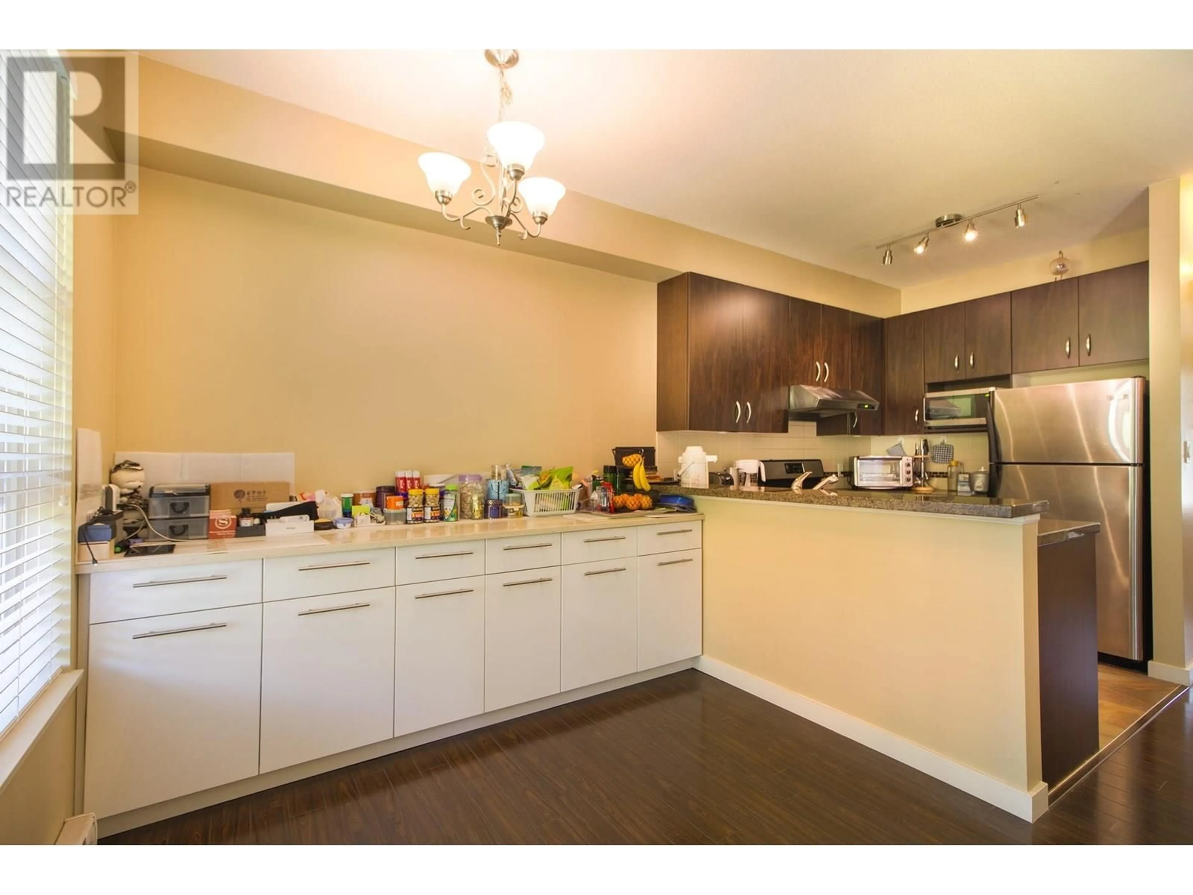 Standard kitchen, wood/laminate floor for 22 - 22380 SHARPE AVENUE, Richmond British Columbia V6V0A1