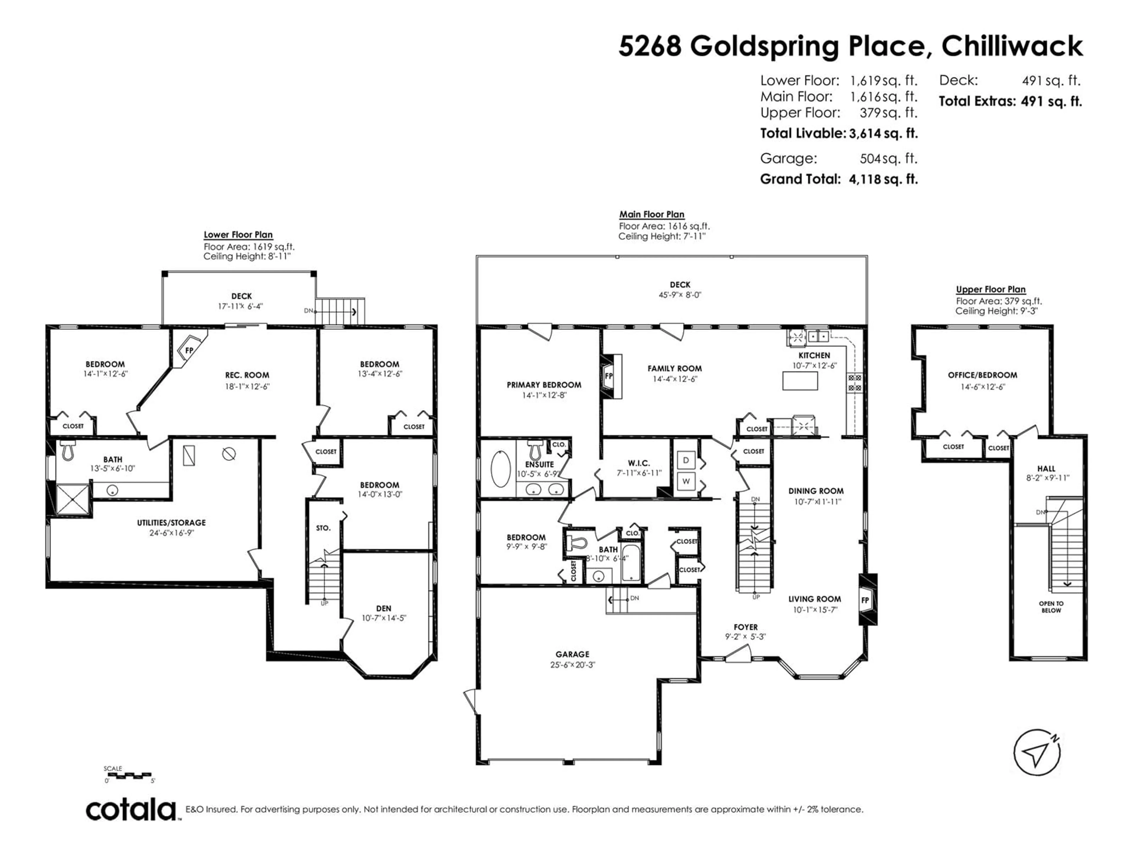 Floor plan for 5268 GOLDSPRING PLACE, Chilliwack British Columbia V2R3Y3