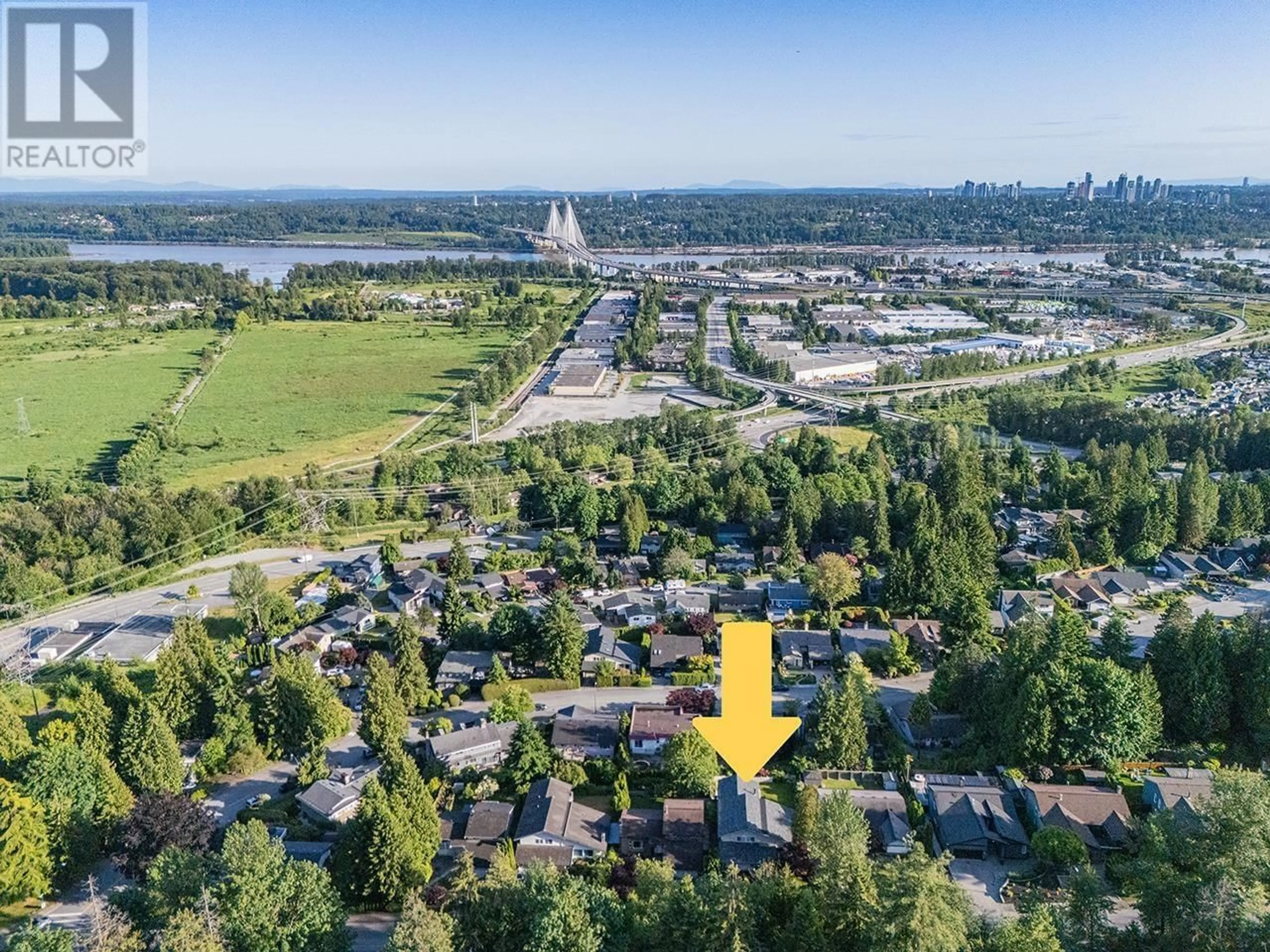 A pic from outside/outdoor area/front of a property/back of a property/a pic from drone, unknown for 317 HICKEY DRIVE, Coquitlam British Columbia V3K5T3