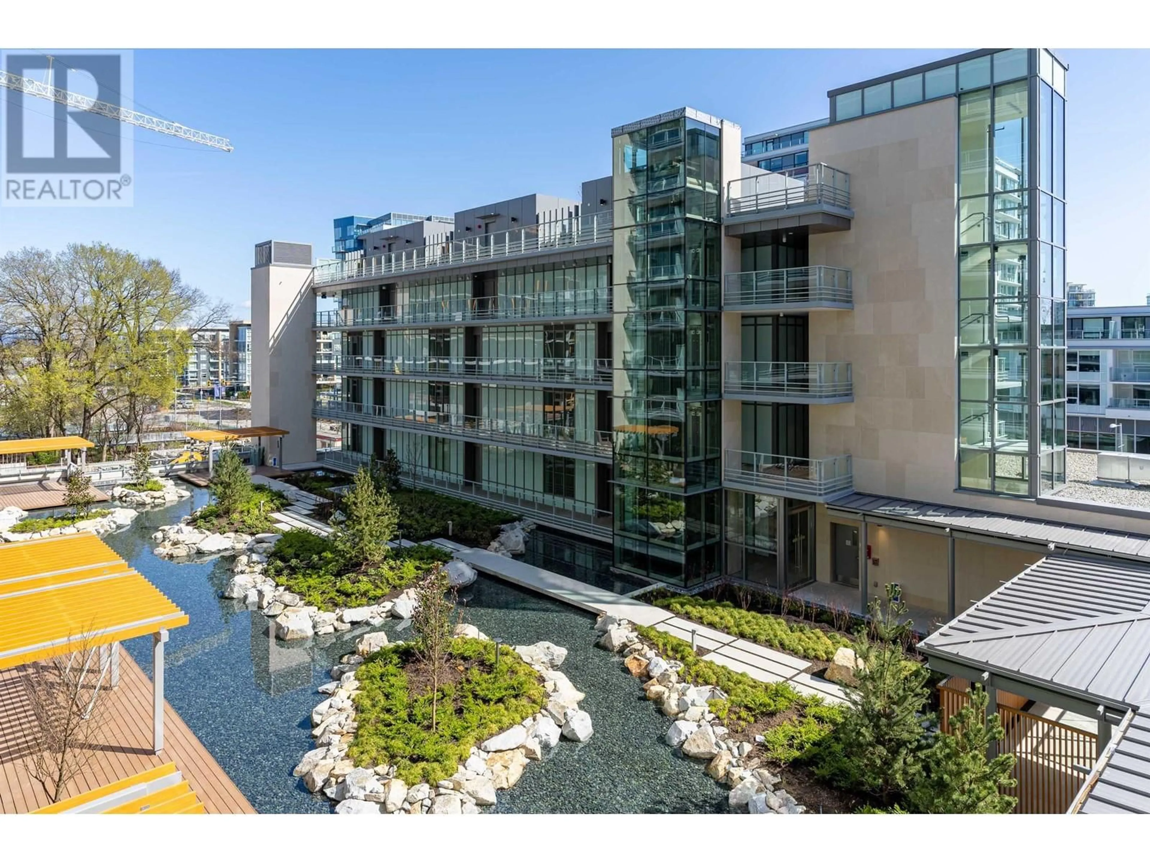 A pic from outside/outdoor area/front of a property/back of a property/a pic from drone, unknown for 401 - 6688 PEARSON WAY, Richmond British Columbia V7C0E5