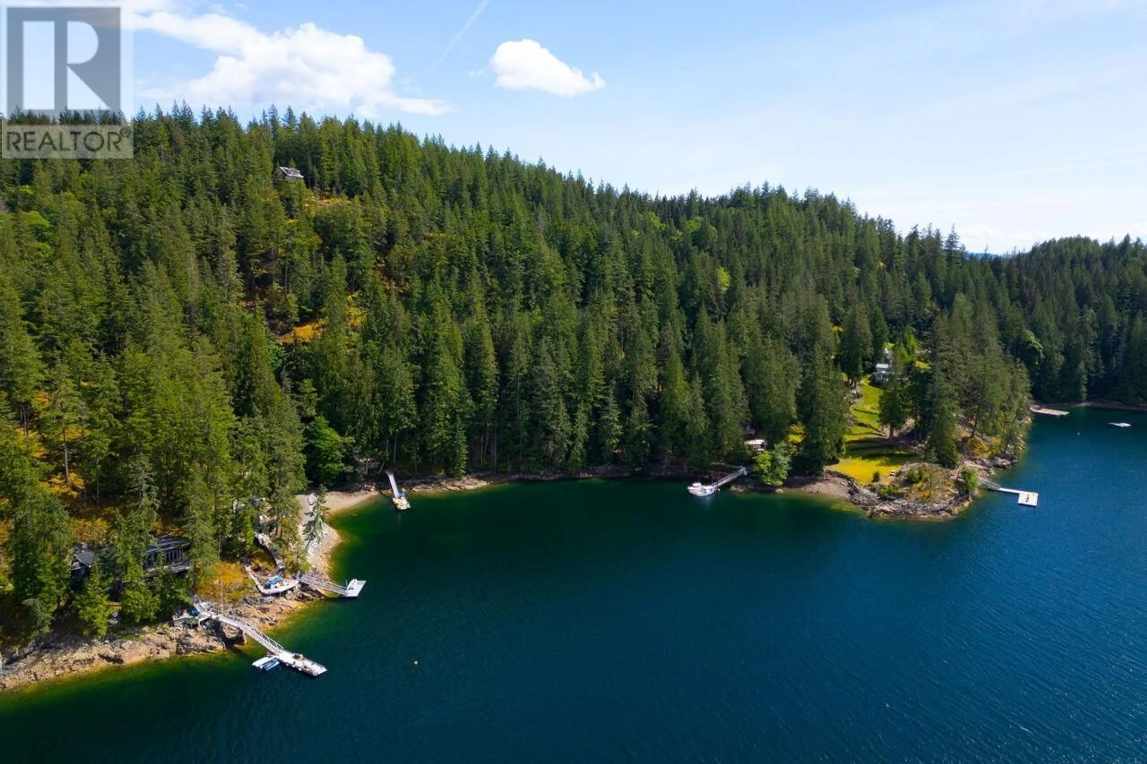 A pic from outside/outdoor area/front of a property/back of a property/a pic from drone, water/lake/river/ocean view for 1029 CENTER BAY ROAD, Gambier Island British Columbia V0N1V0