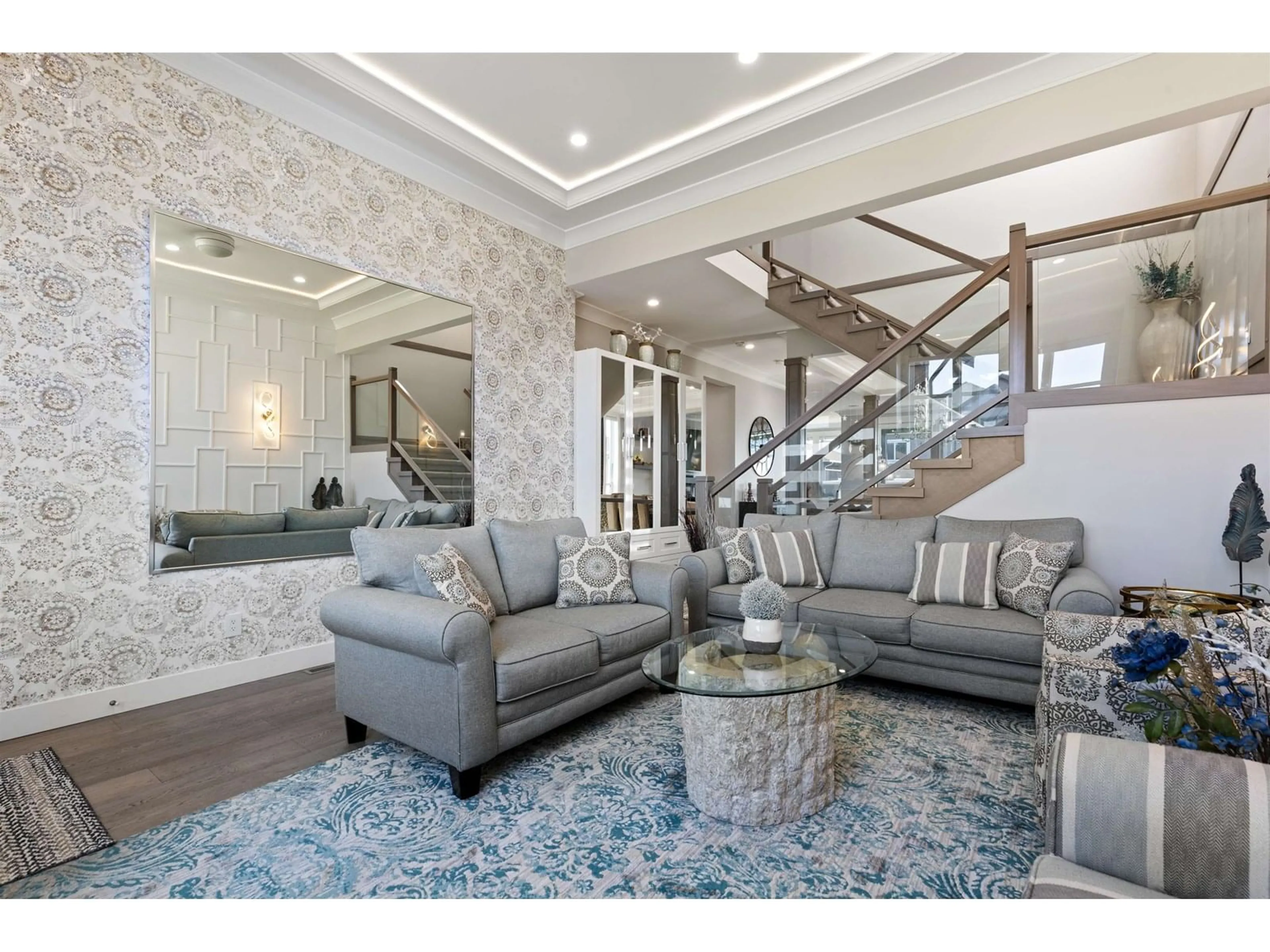 Living room with furniture, unknown for 18616 56B, Surrey British Columbia V3S8J3