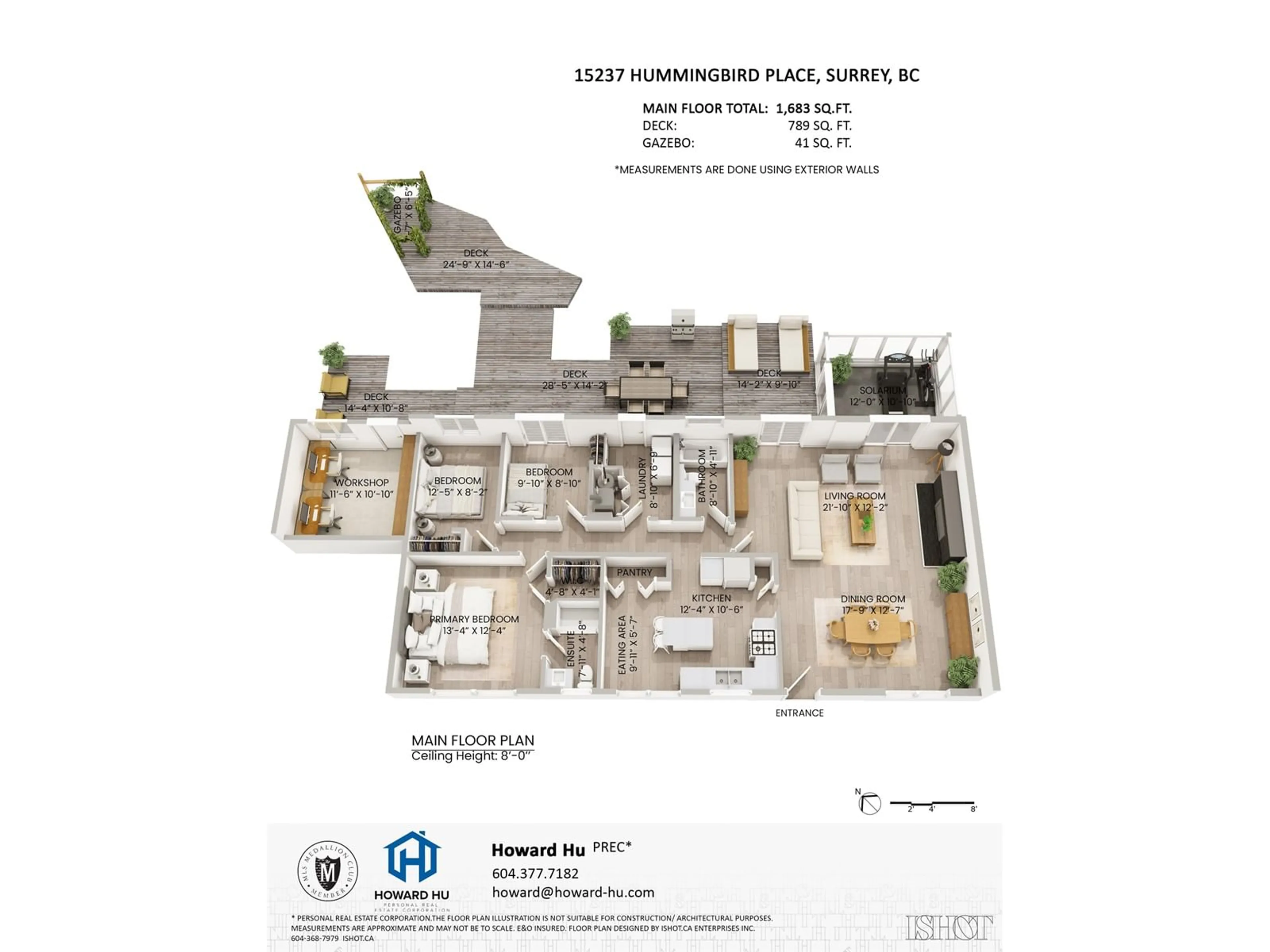 Floor plan for 15237 HUMMINGBIRD, Surrey British Columbia V3R6T7