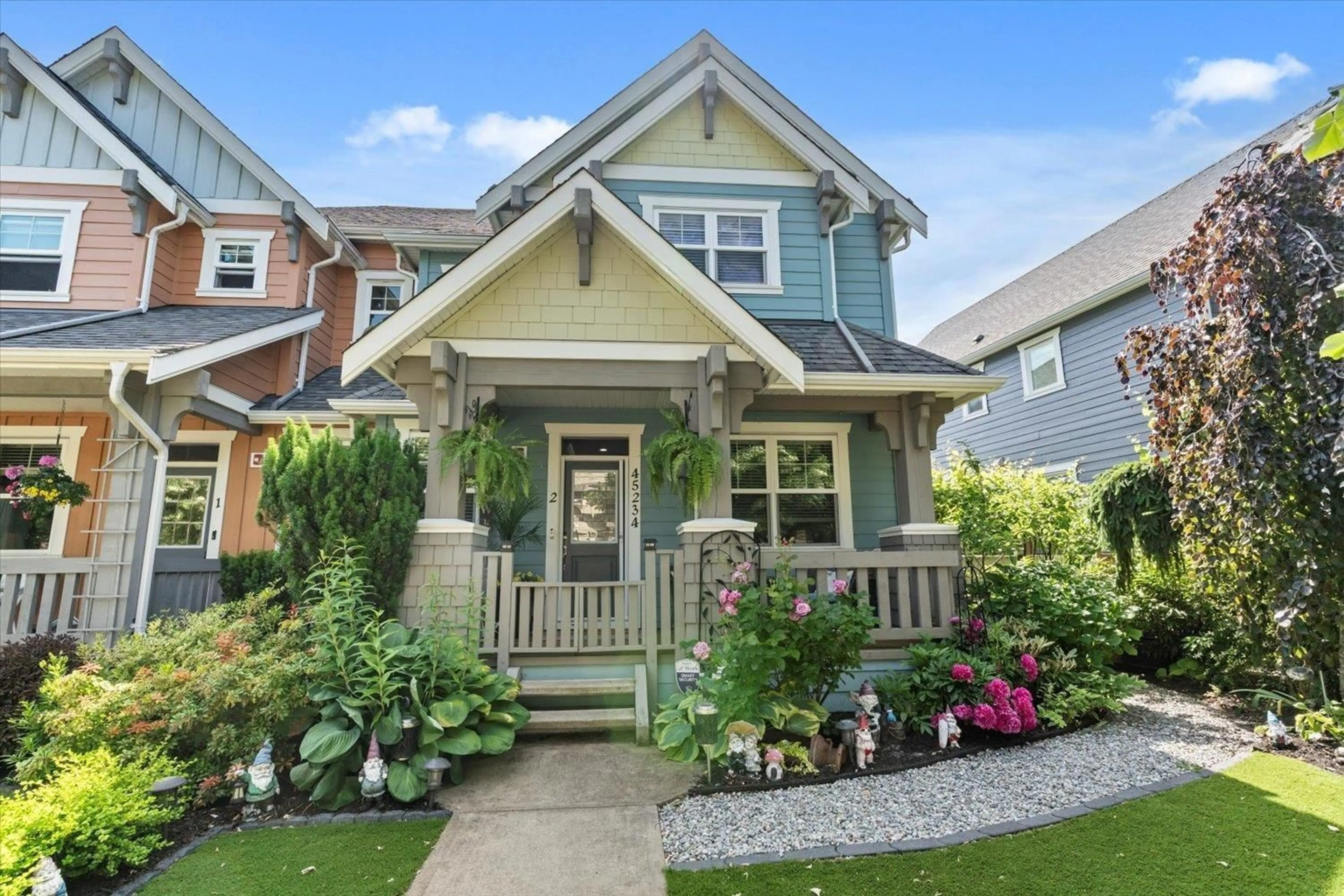 Home with vinyl exterior material, street for 2 - 45234 NICOMEN CRESCENT, Chilliwack British Columbia V2R0R2