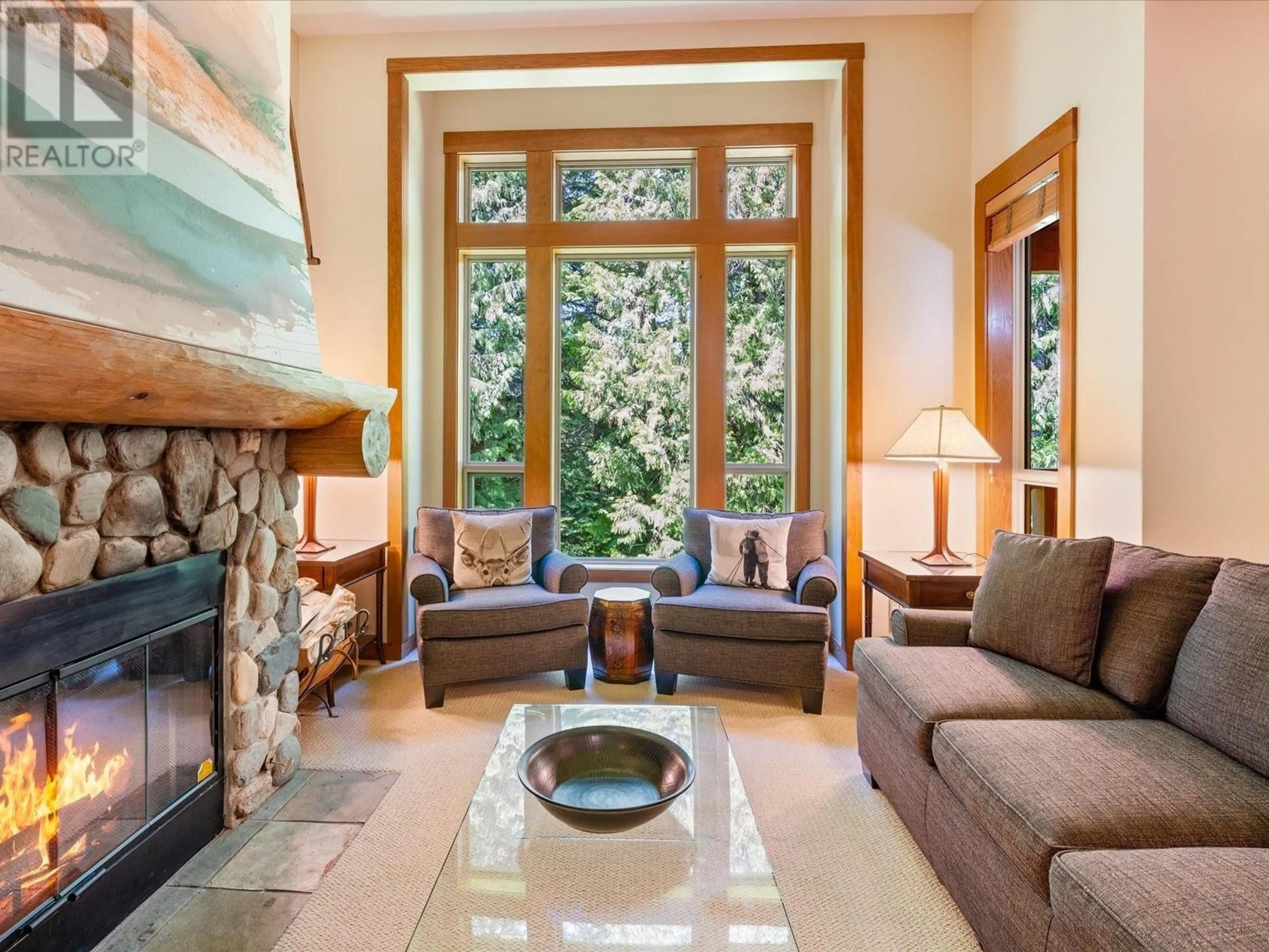 Living room with furniture, ceramic/tile floor for 3 - 4668 BLACKCOMB WAY, Whistler British Columbia V8E0Z2