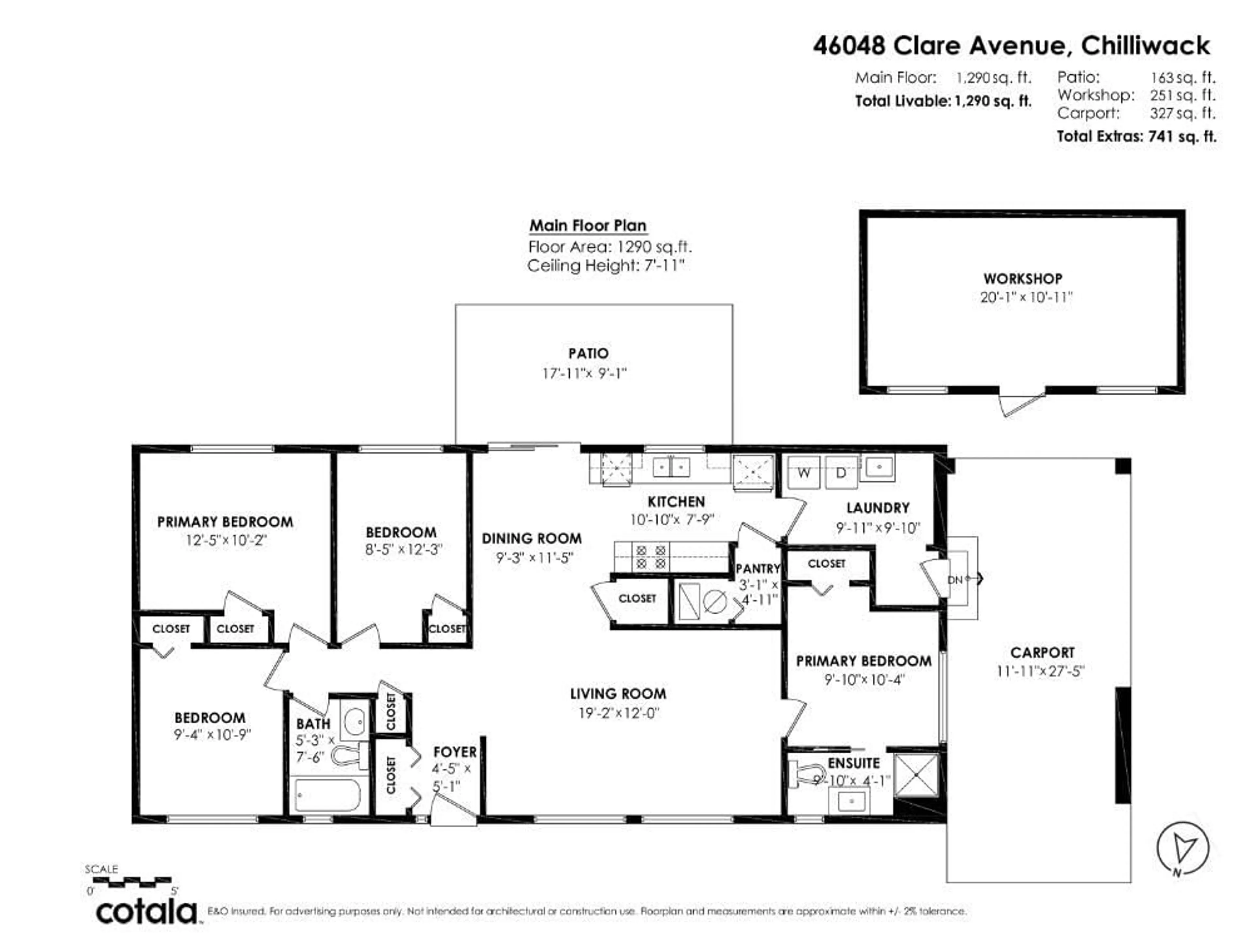Floor plan for 46048 CLARE AVENUE, Chilliwack British Columbia V2P6M8