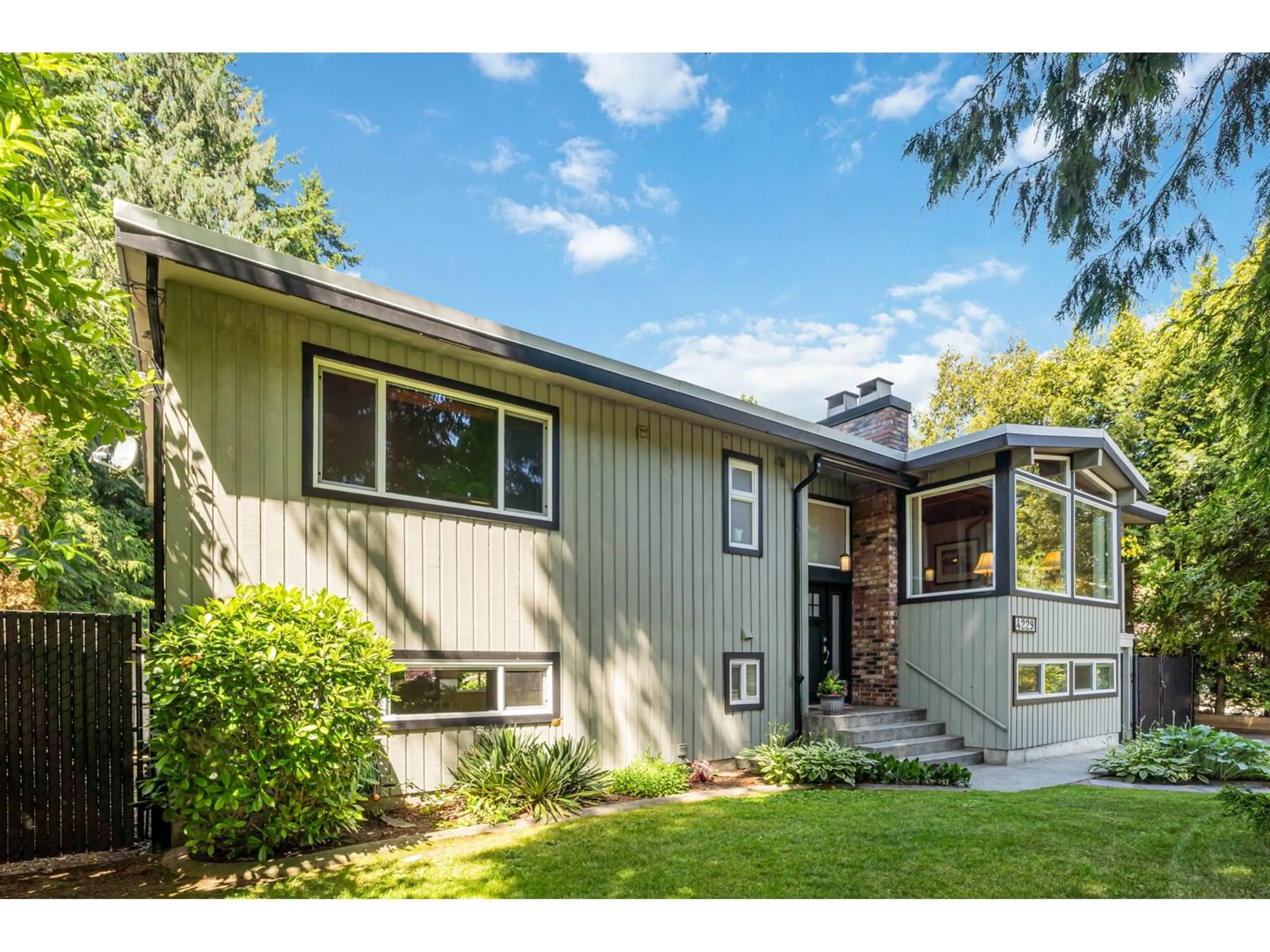 Home with vinyl exterior material, street for 4229 196B, Langley British Columbia V3A1A9