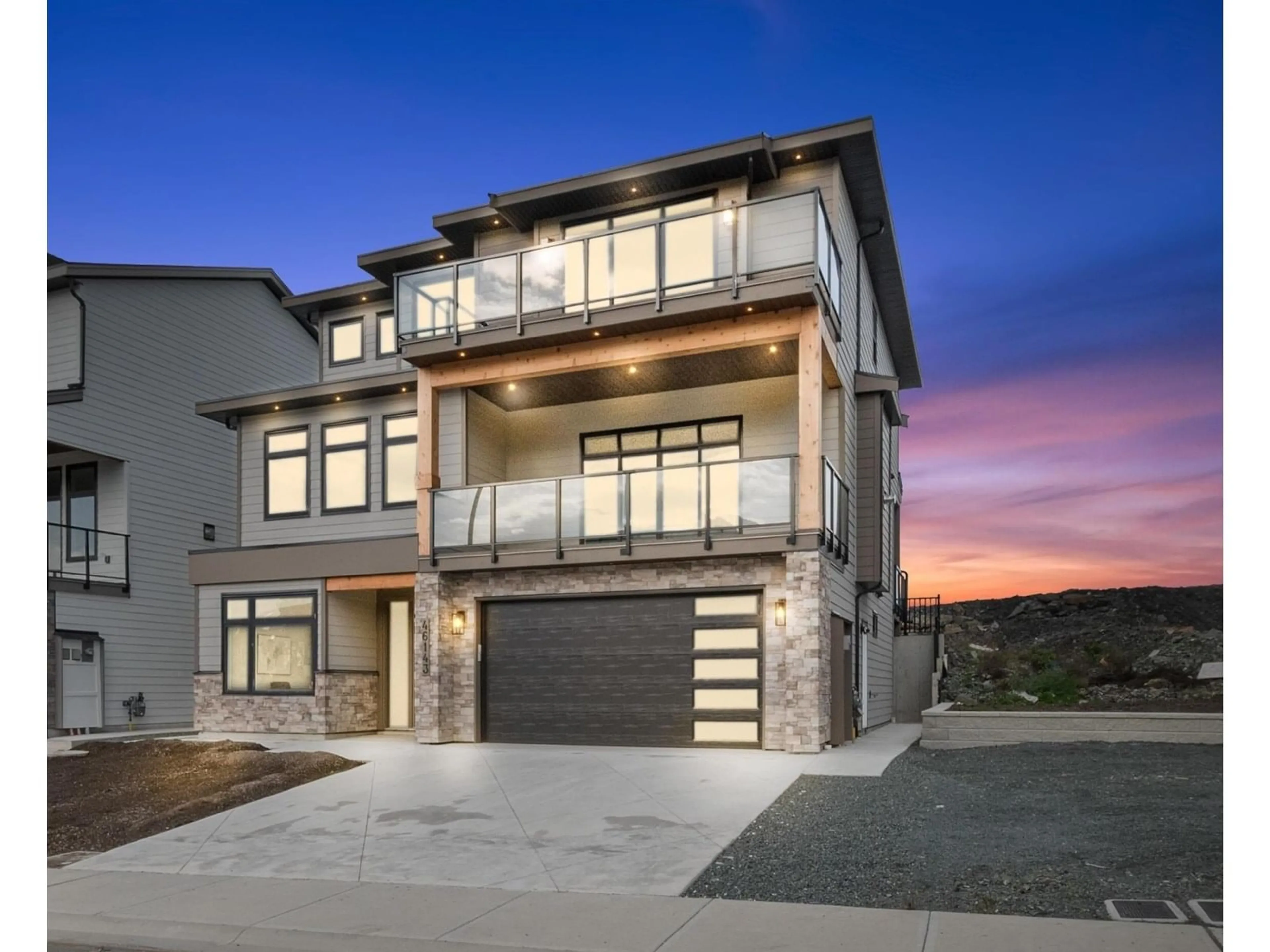 Home with brick exterior material, street for 46143 CRESTVIEW DRIVE, Chilliwack British Columbia V2R6G4