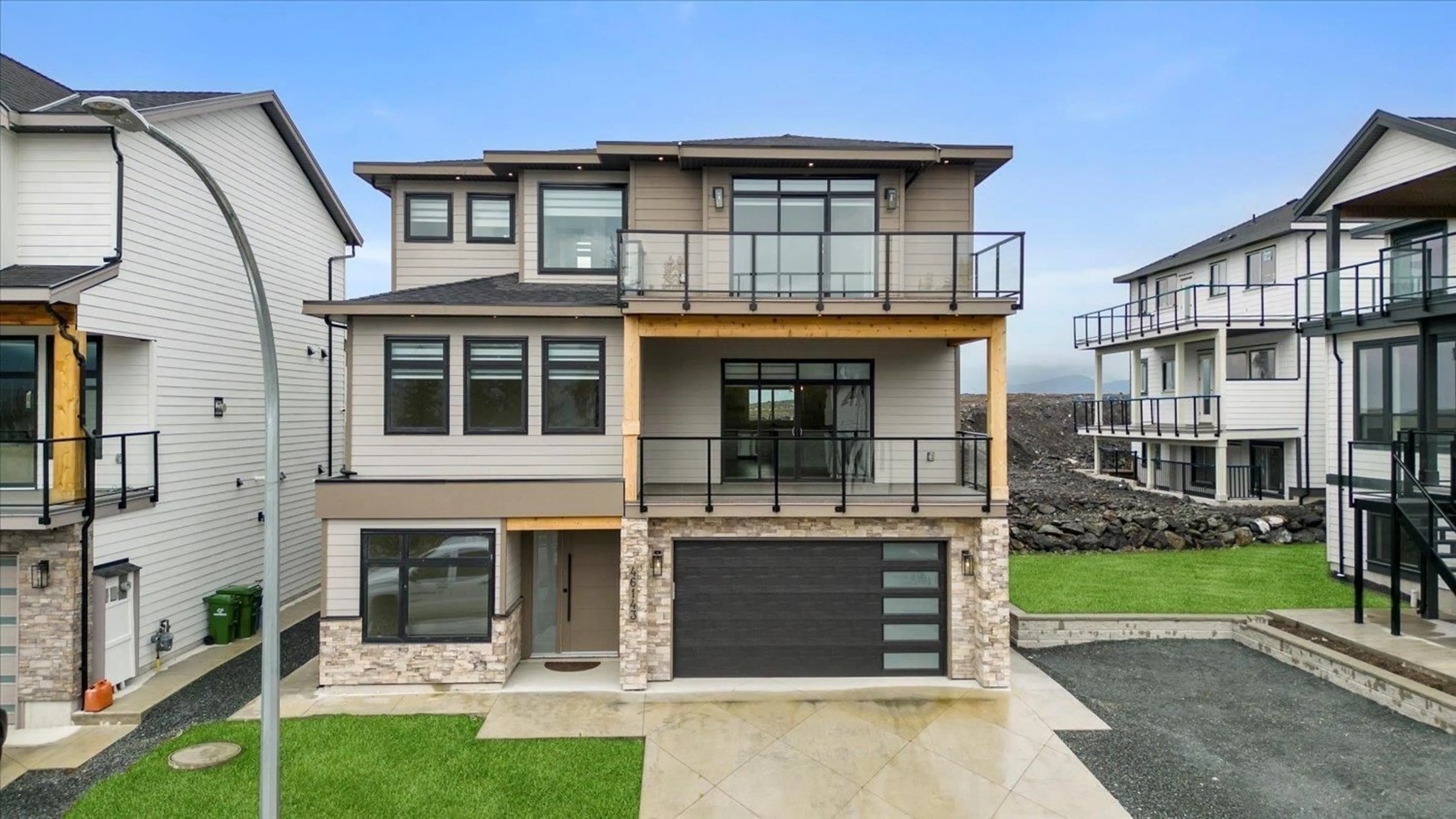 Home with brick exterior material, street for 46143 CRESTVIEW DRIVE, Chilliwack British Columbia V2R6G4