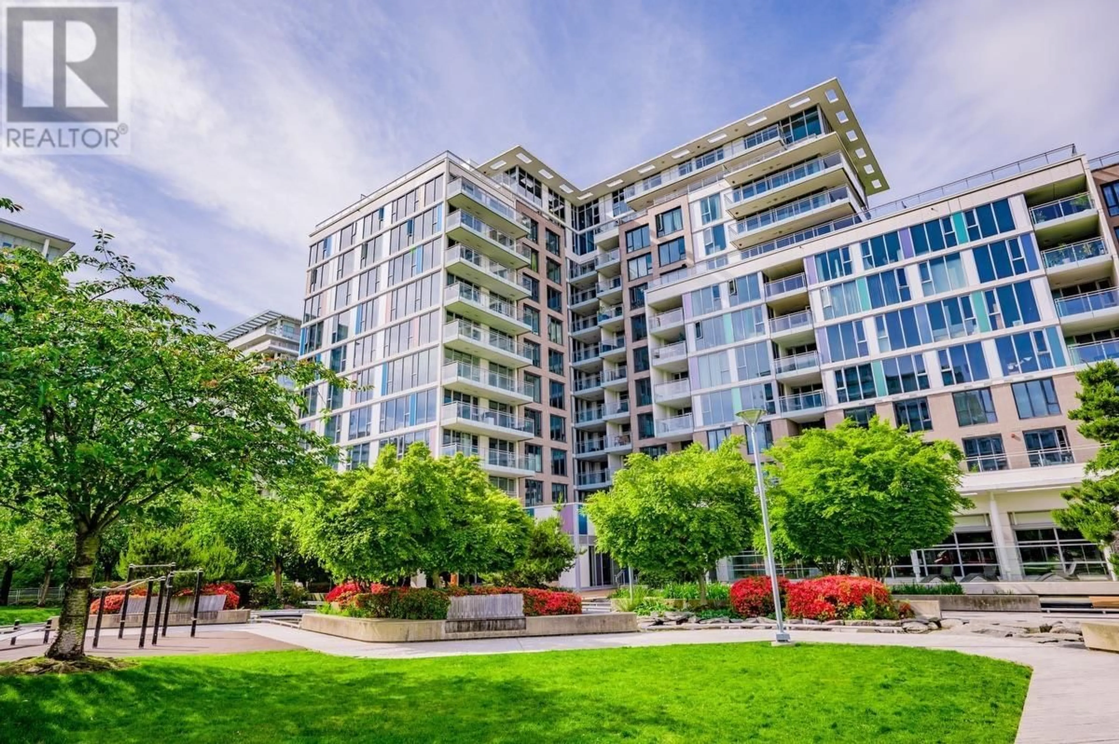 A pic from outside/outdoor area/front of a property/back of a property/a pic from drone, unknown for 1202 - 8988 PATTERSON ROAD, Richmond British Columbia V6X0R2