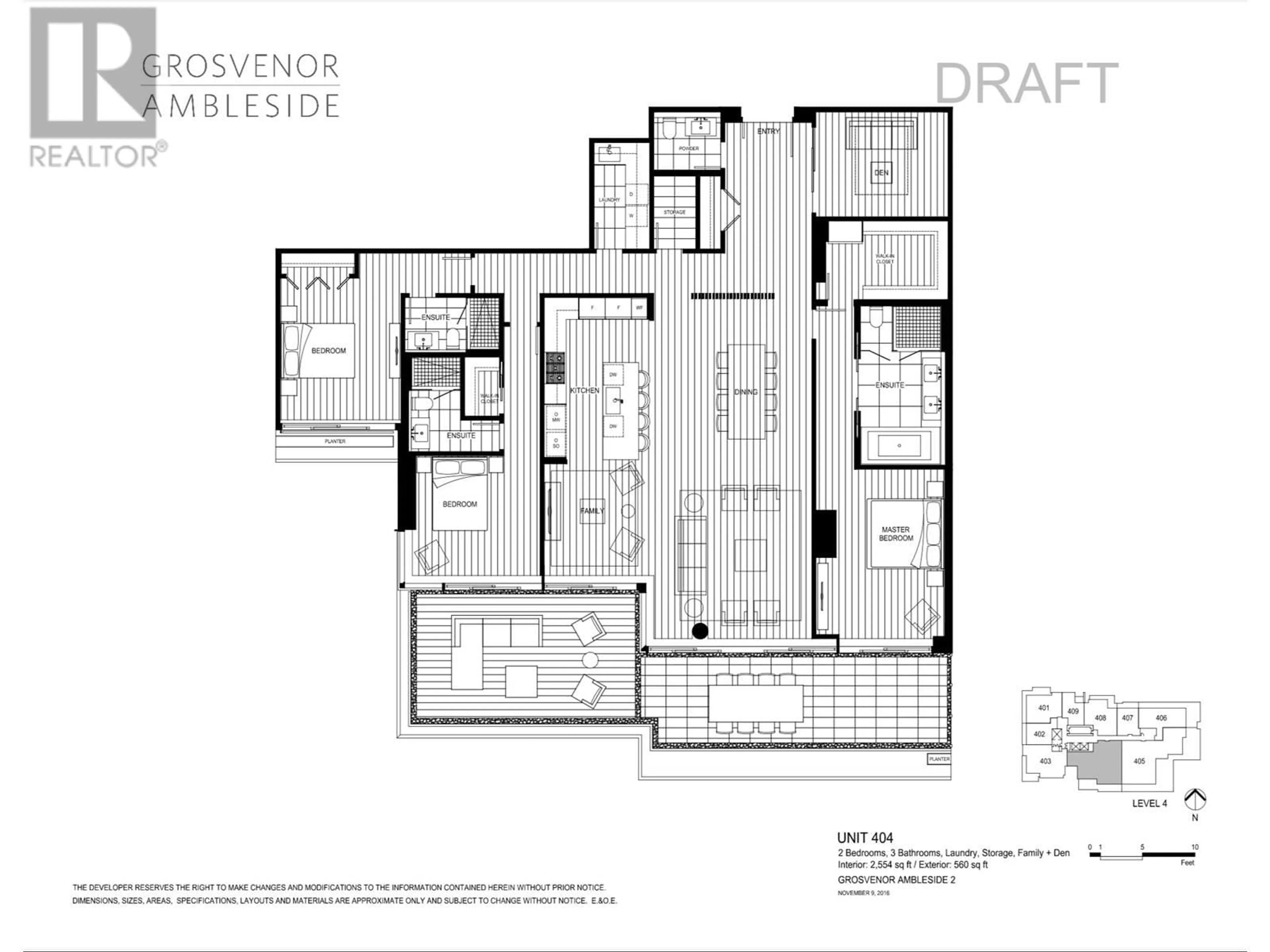 Floor plan for 404 - 1327 BELLEVUE AVENUE, West Vancouver British Columbia V7T0B9