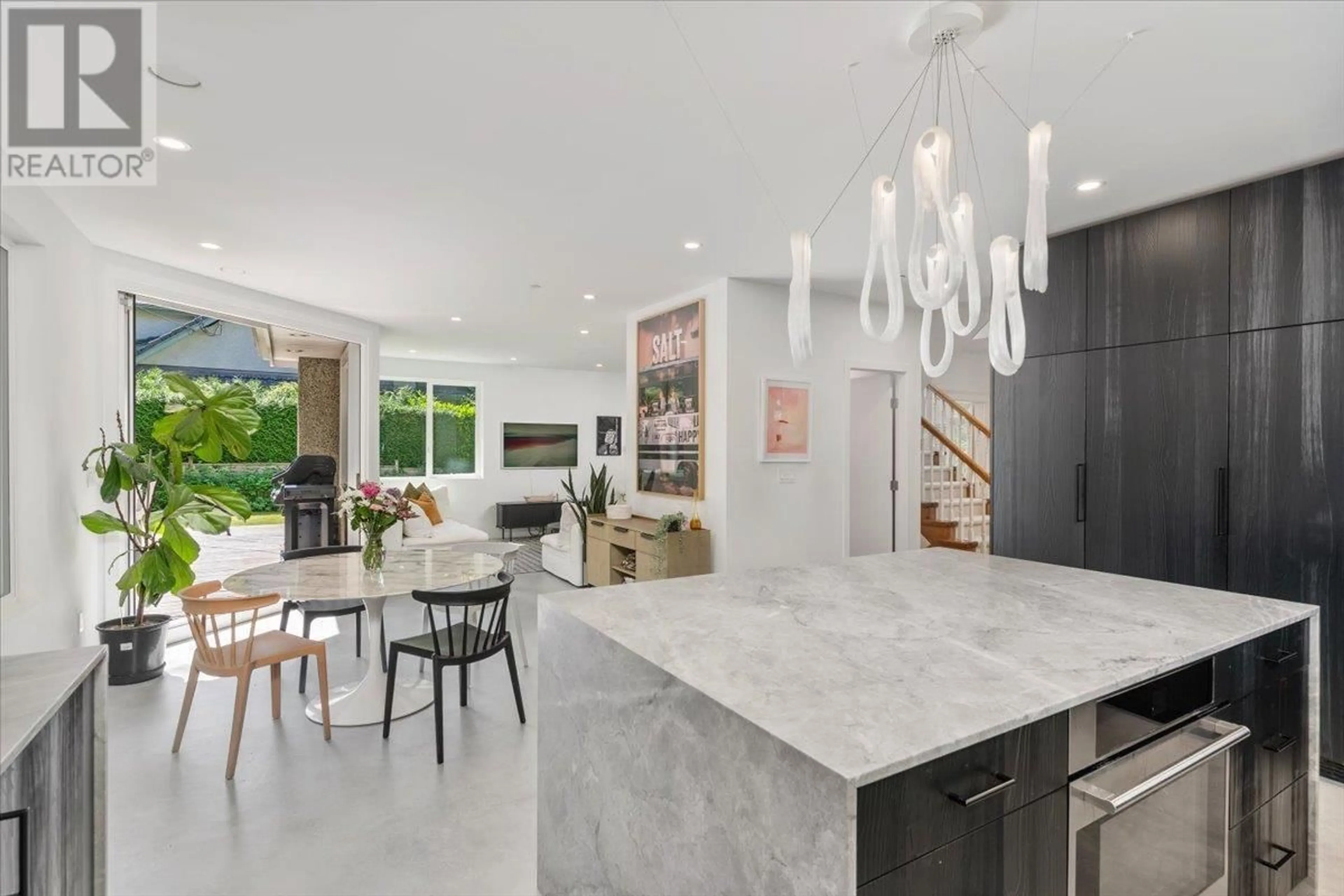 Open concept kitchen, ceramic/tile floor for 1910 QUILCHENA CRESCENT, Vancouver British Columbia V6M1E1