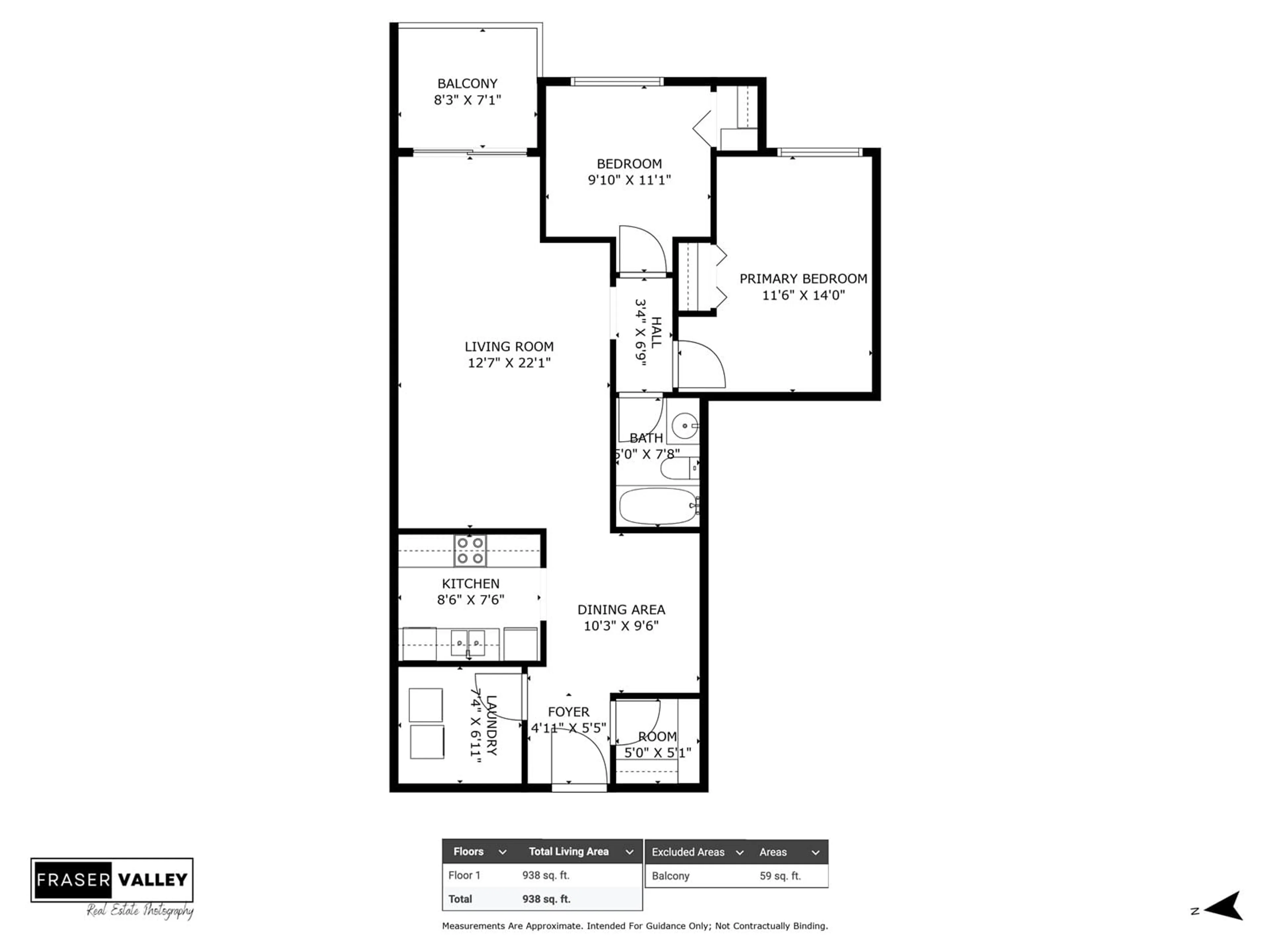 Floor plan for 213 - 17661 58A, Surrey British Columbia V3S1N4