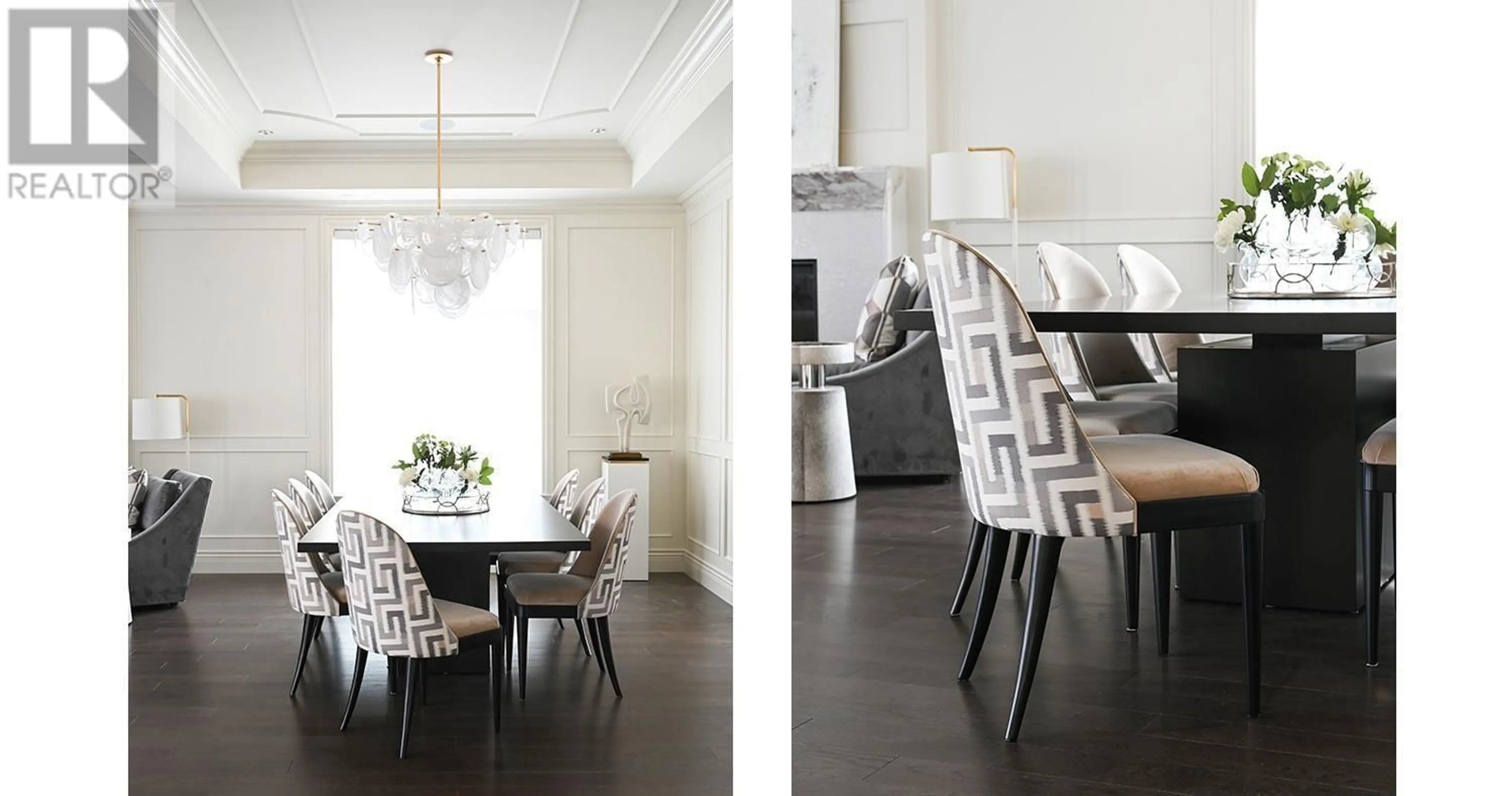 Dining room, wood/laminate floor for 6037 ANGUS DRIVE, Vancouver British Columbia V6M3N9