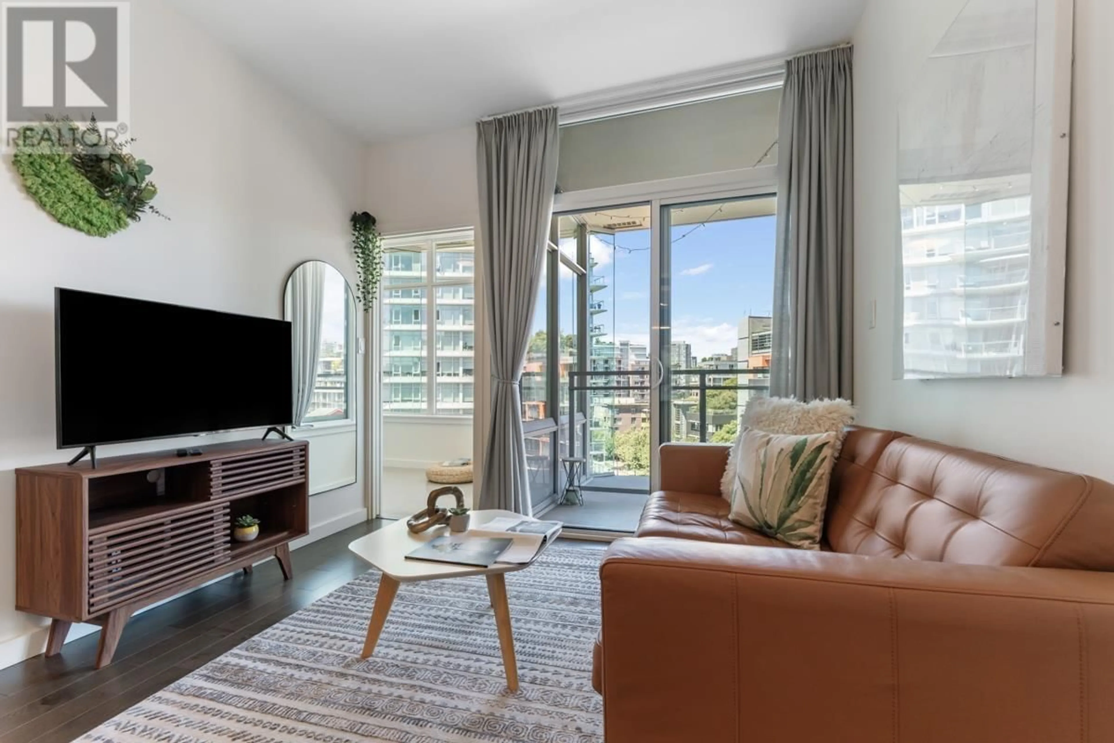Living room with furniture, unknown for 905 - 88 1ST AVENUE, Vancouver British Columbia V5Y0K2