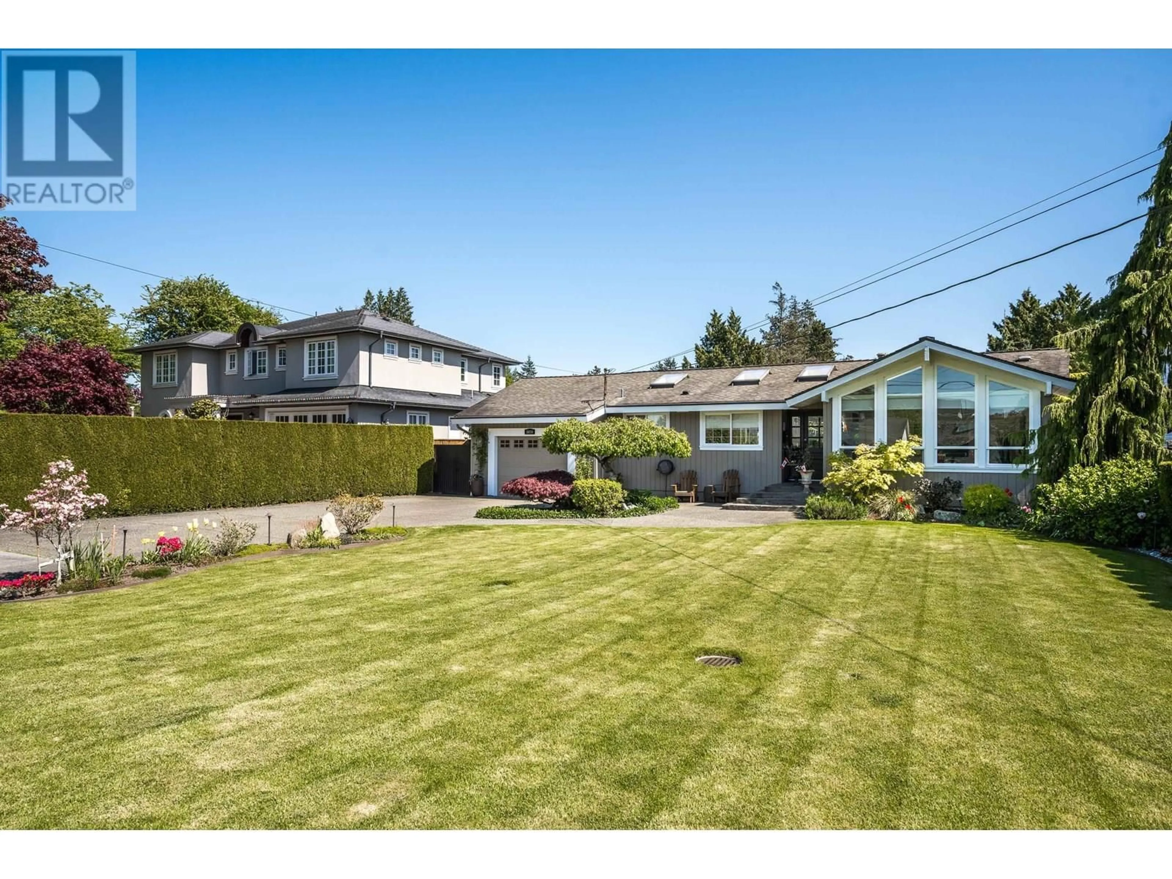 A pic from outside/outdoor area/front of a property/back of a property/a pic from drone, street for 5050 FENTON DRIVE, Delta British Columbia V4K2H4