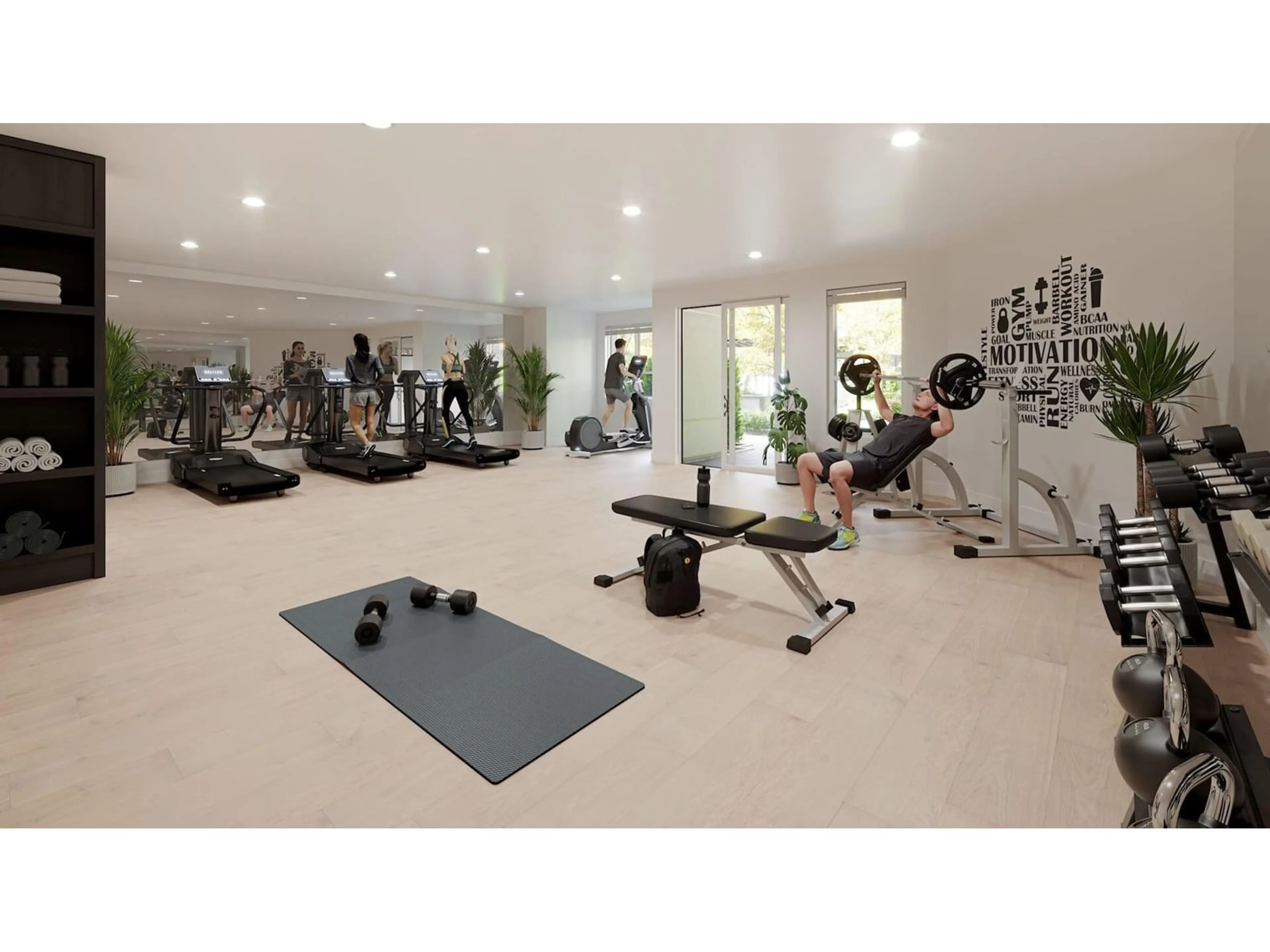 Gym or fitness room for 417 - 13458 95TH, Surrey British Columbia V3R7W4