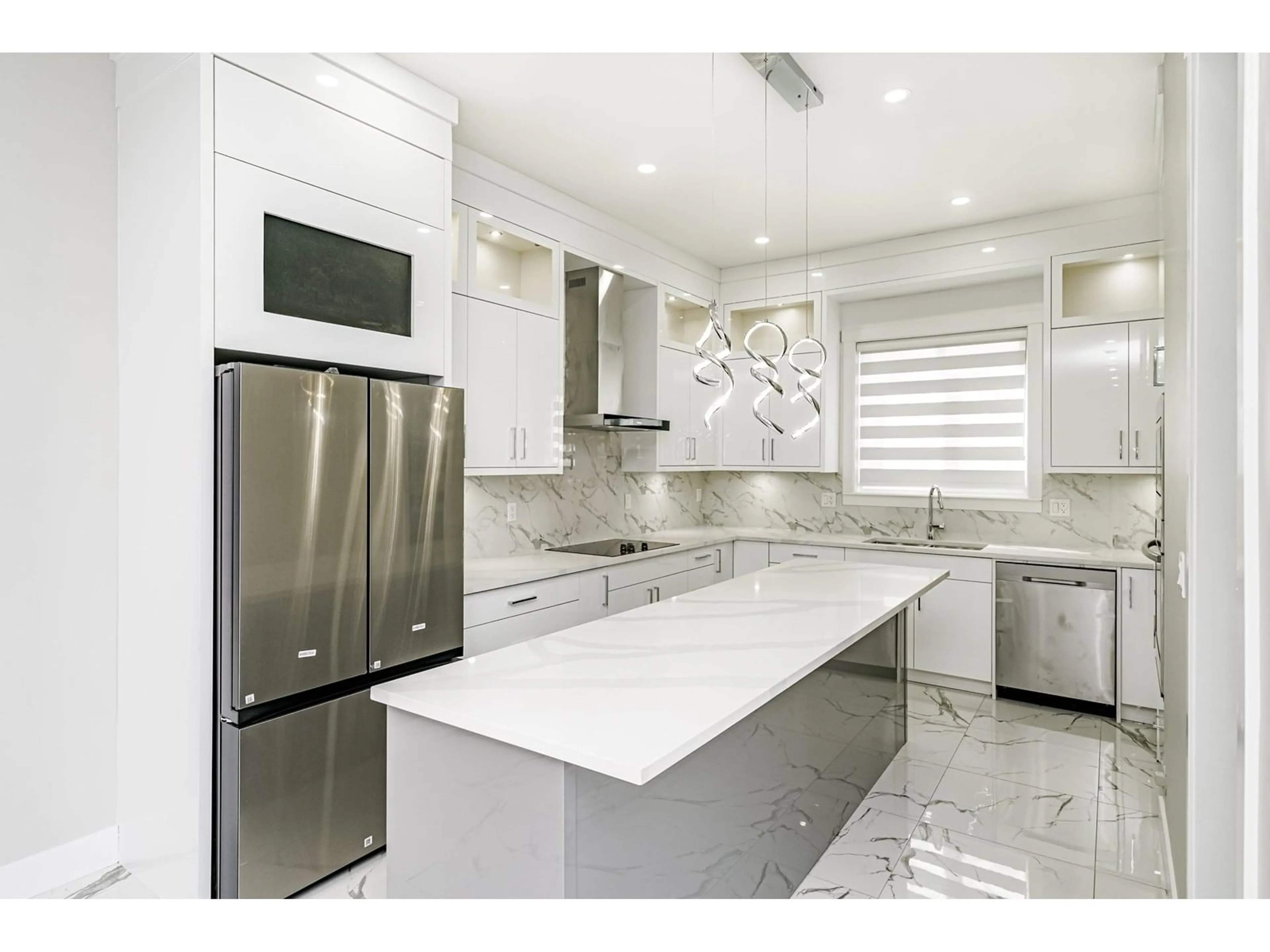 Contemporary kitchen, ceramic/tile floor for 14711 62A, Surrey British Columbia V3S3T1