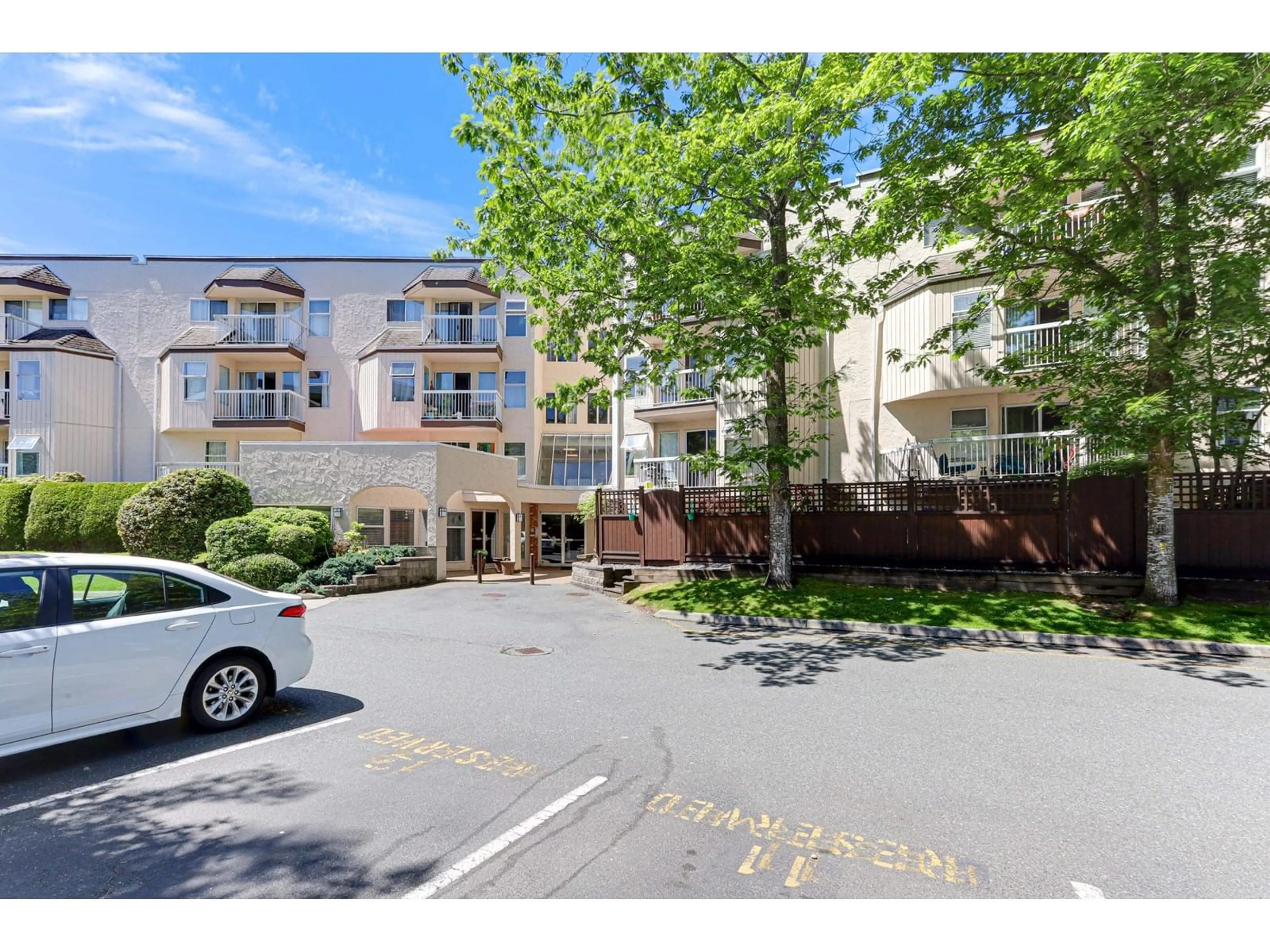 A pic from outside/outdoor area/front of a property/back of a property/a pic from drone, unknown for 212 - 1860 SOUTHMERE EAST, Surrey British Columbia V4A6Y7