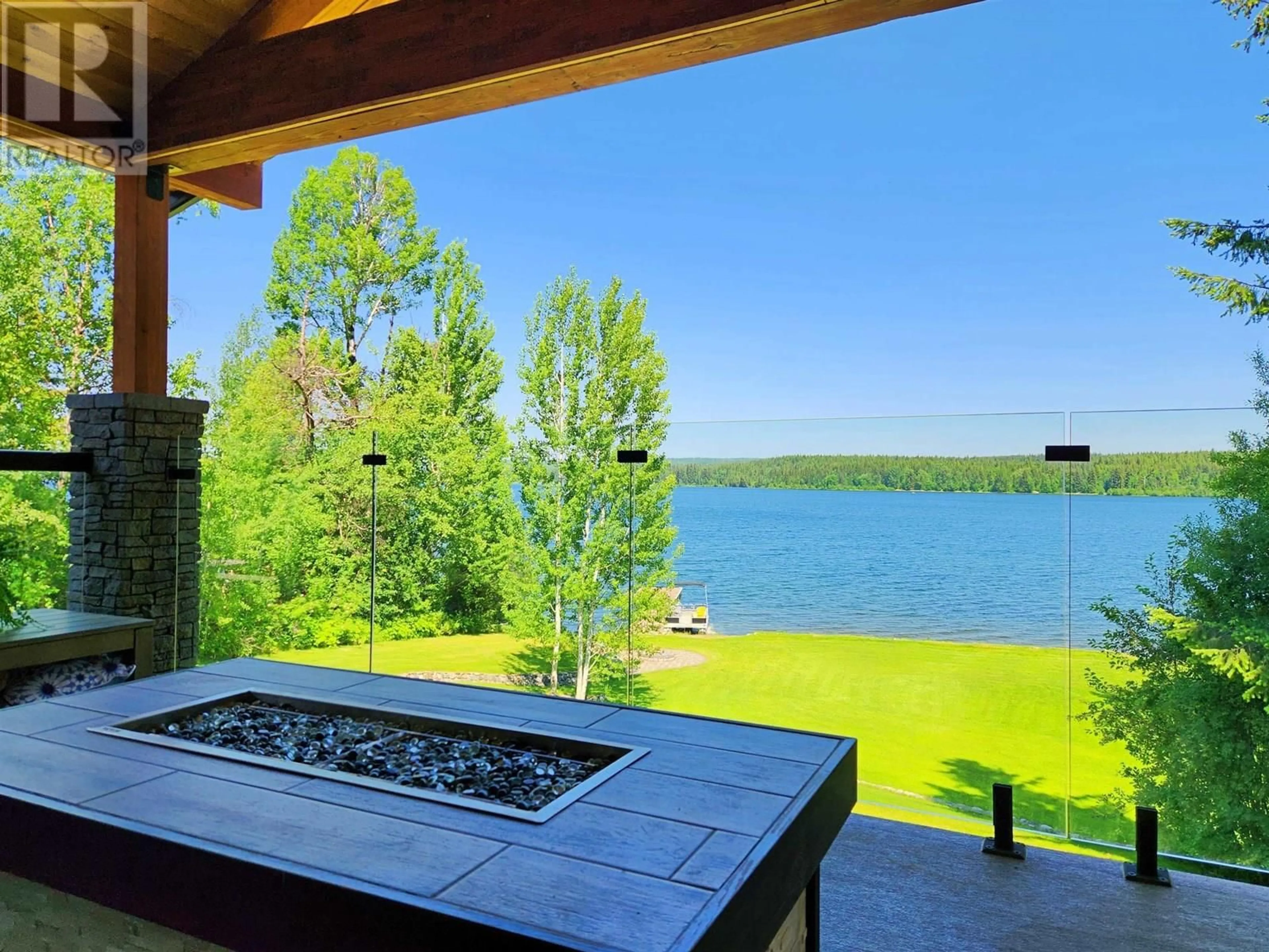 Patio, water/lake/river/ocean view for 4864 TEN MILE LAKE ROAD, Quesnel British Columbia V2J6X1
